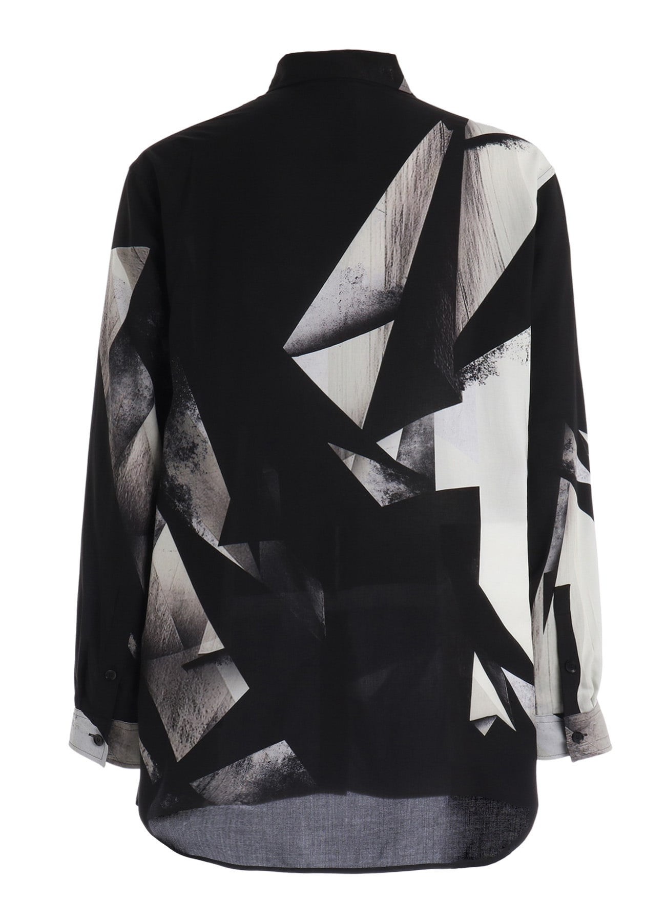 GEOMETRIC PATTERN OVERSIZED SHIRT