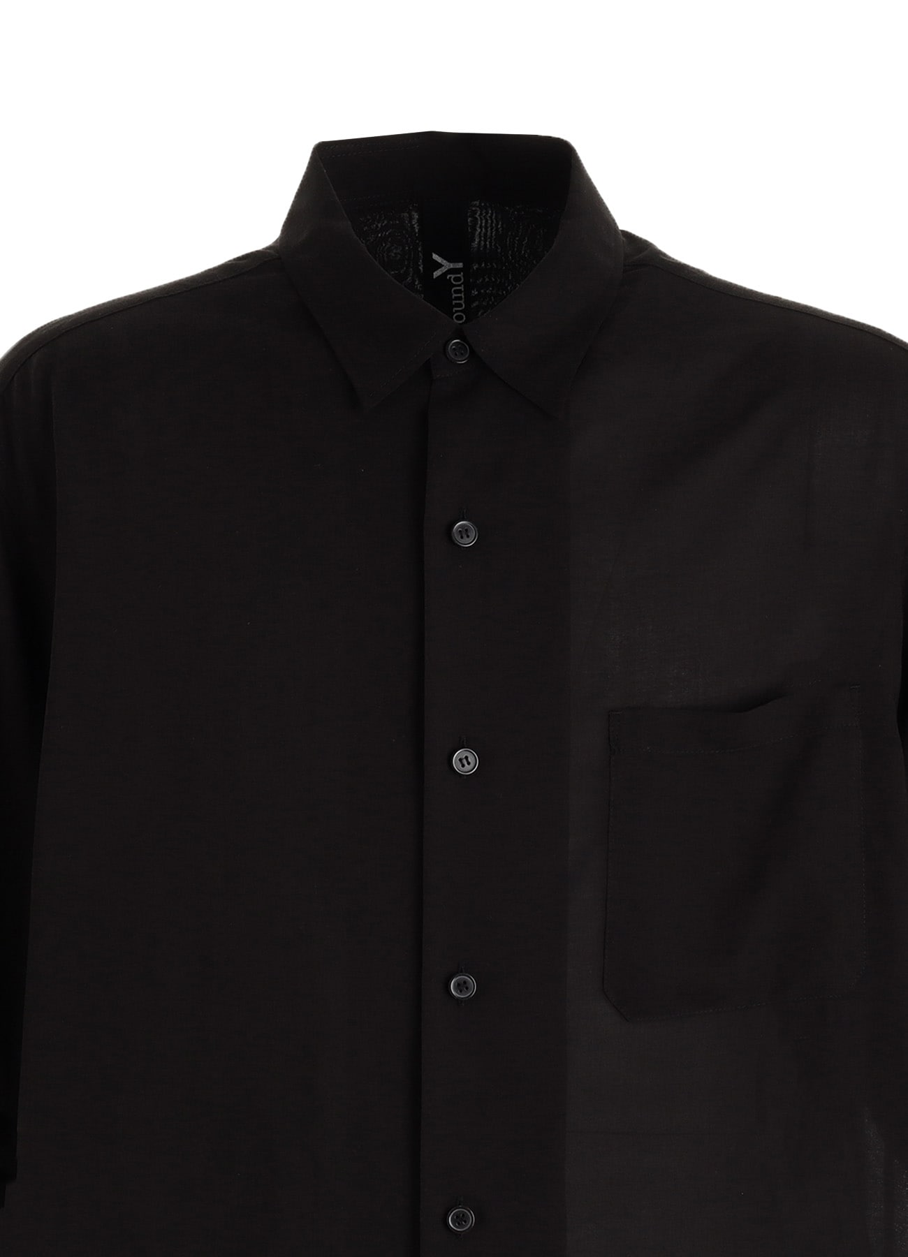 CELLULOSE LAWN SHORT-SLEEVED SHIRT