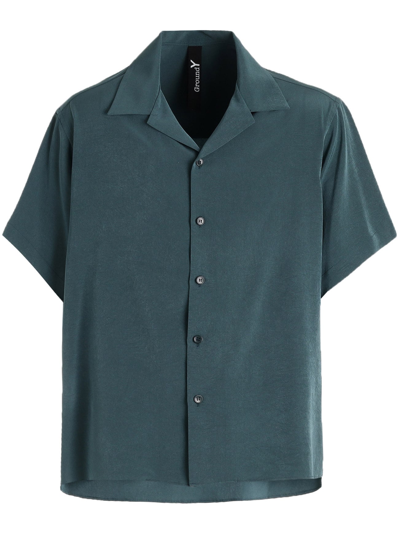 CREPE de CHINE OPEN COLLAR SHIRT
