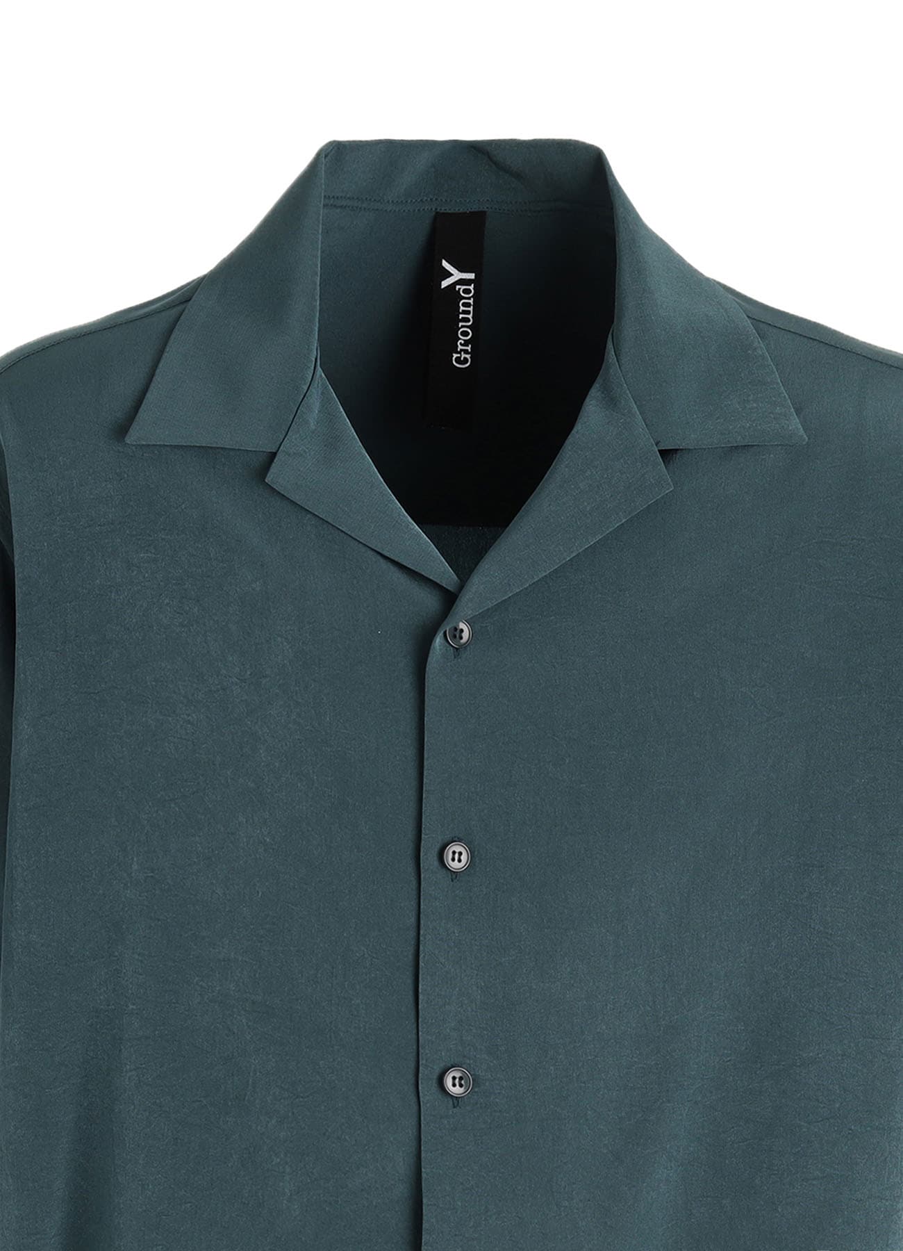 CREPE de CHINE OPEN COLLAR SHIRT