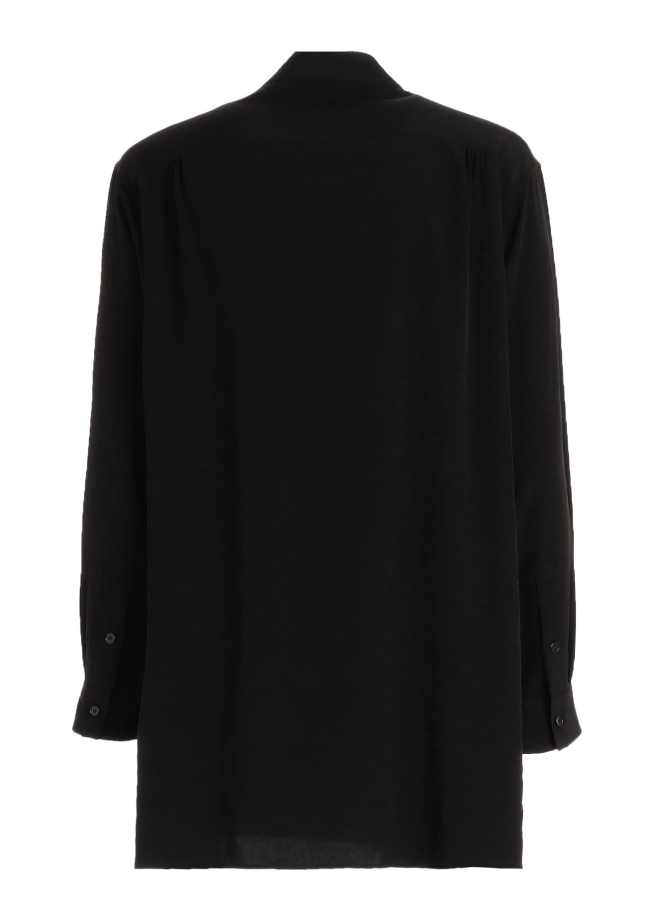 CREPE de CHINE STAND COLLAR CHINA SHIRT