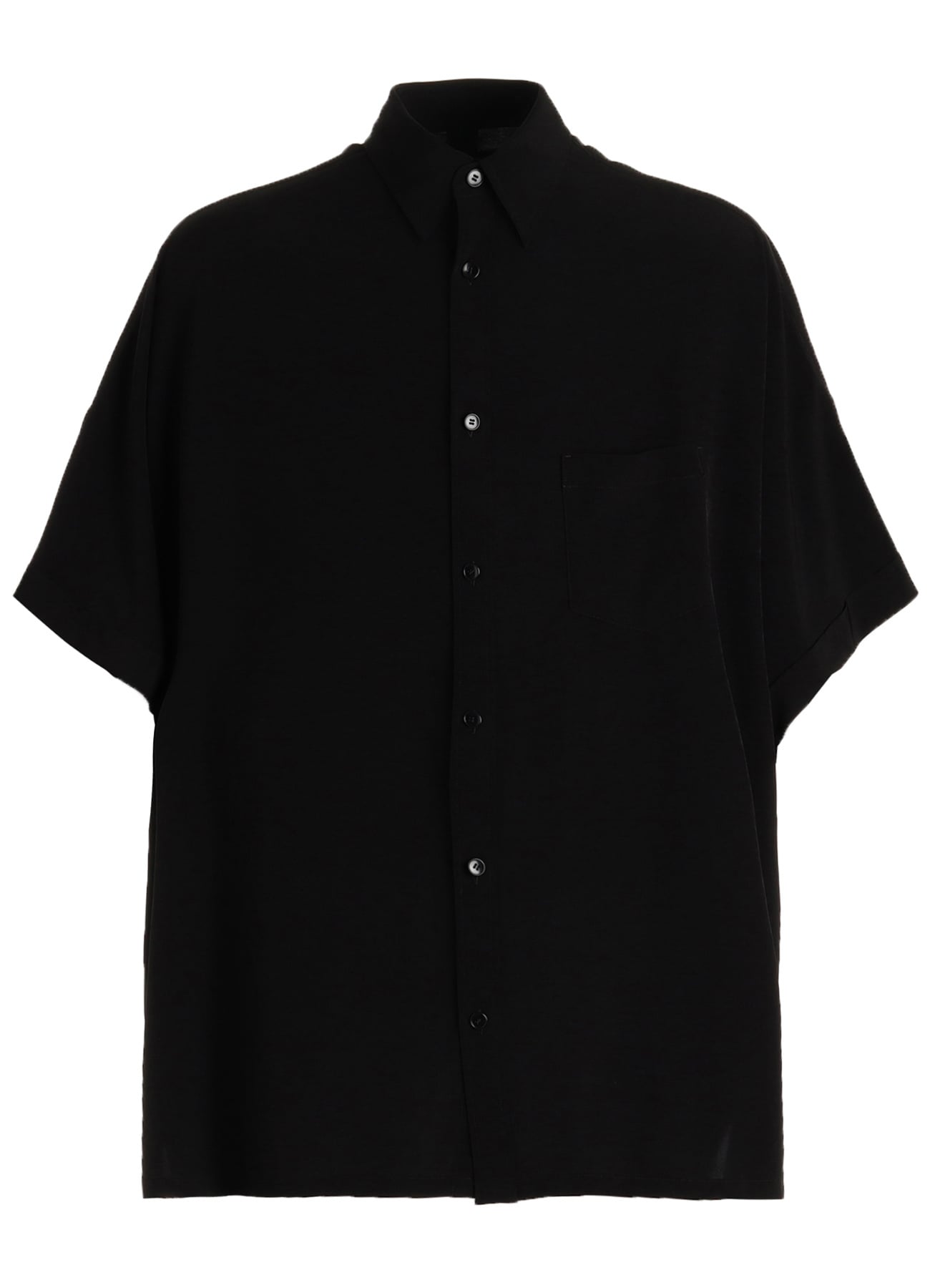 CREPE de CHINE FRONT DOLMAN BIG SHIRT