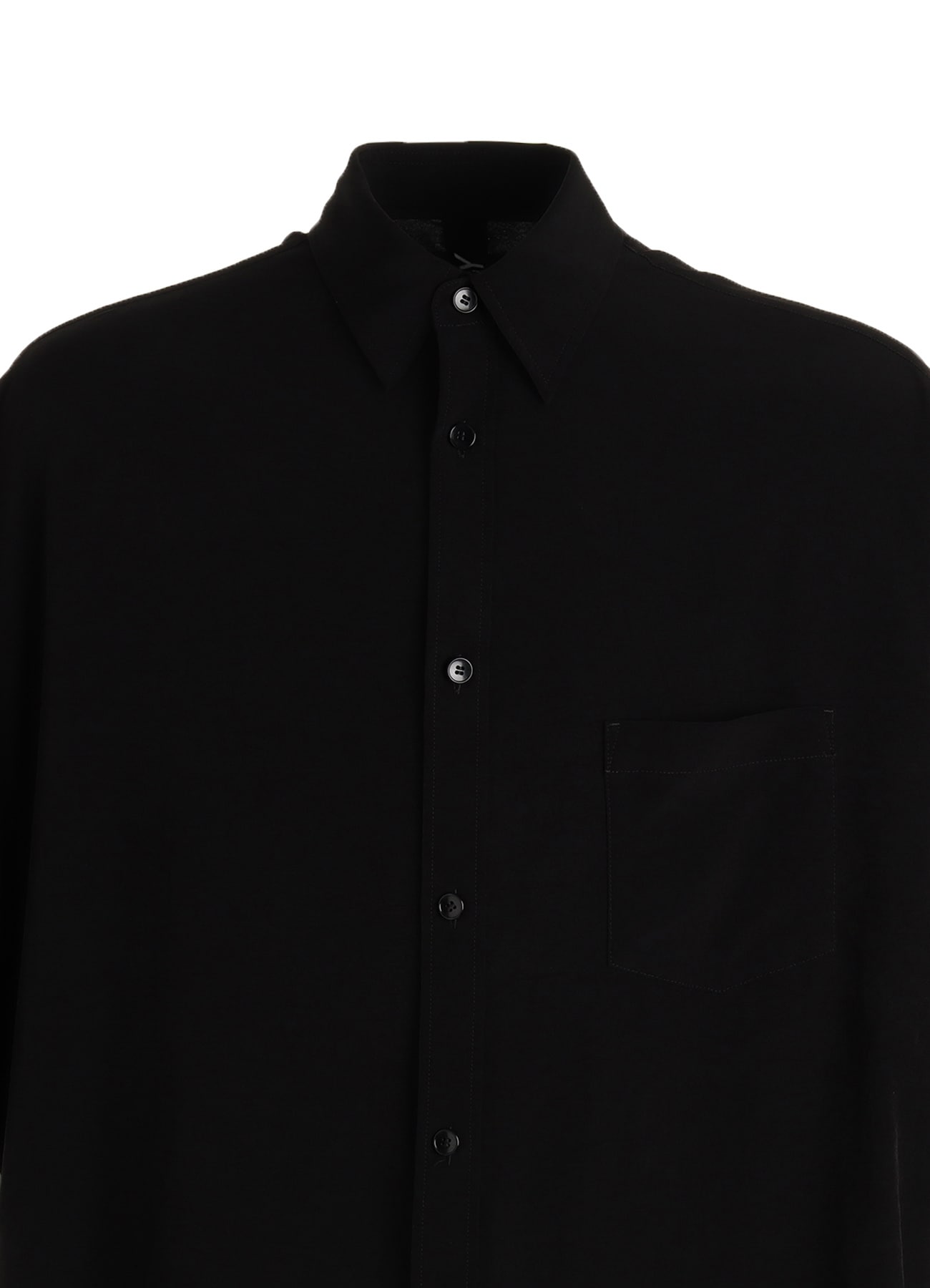 CREPE de CHINE FRONT DOLMAN BIG SHIRT