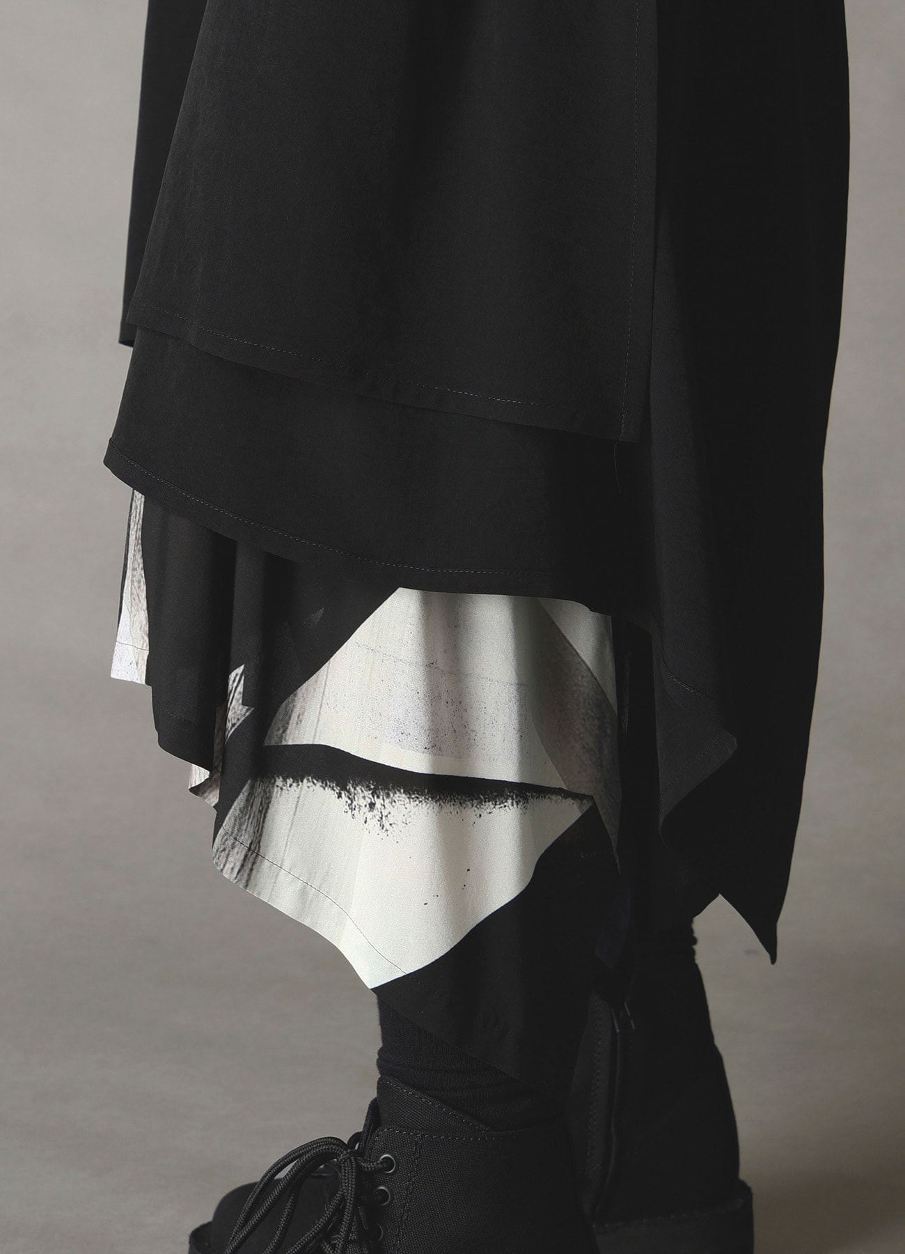 CREPE de CHINE POCKET BAGS BIG SHIRT