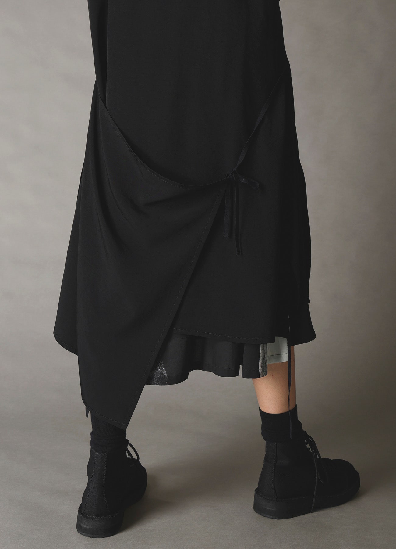 CREPE de CHINE POCKET BAGS BIG SHIRT