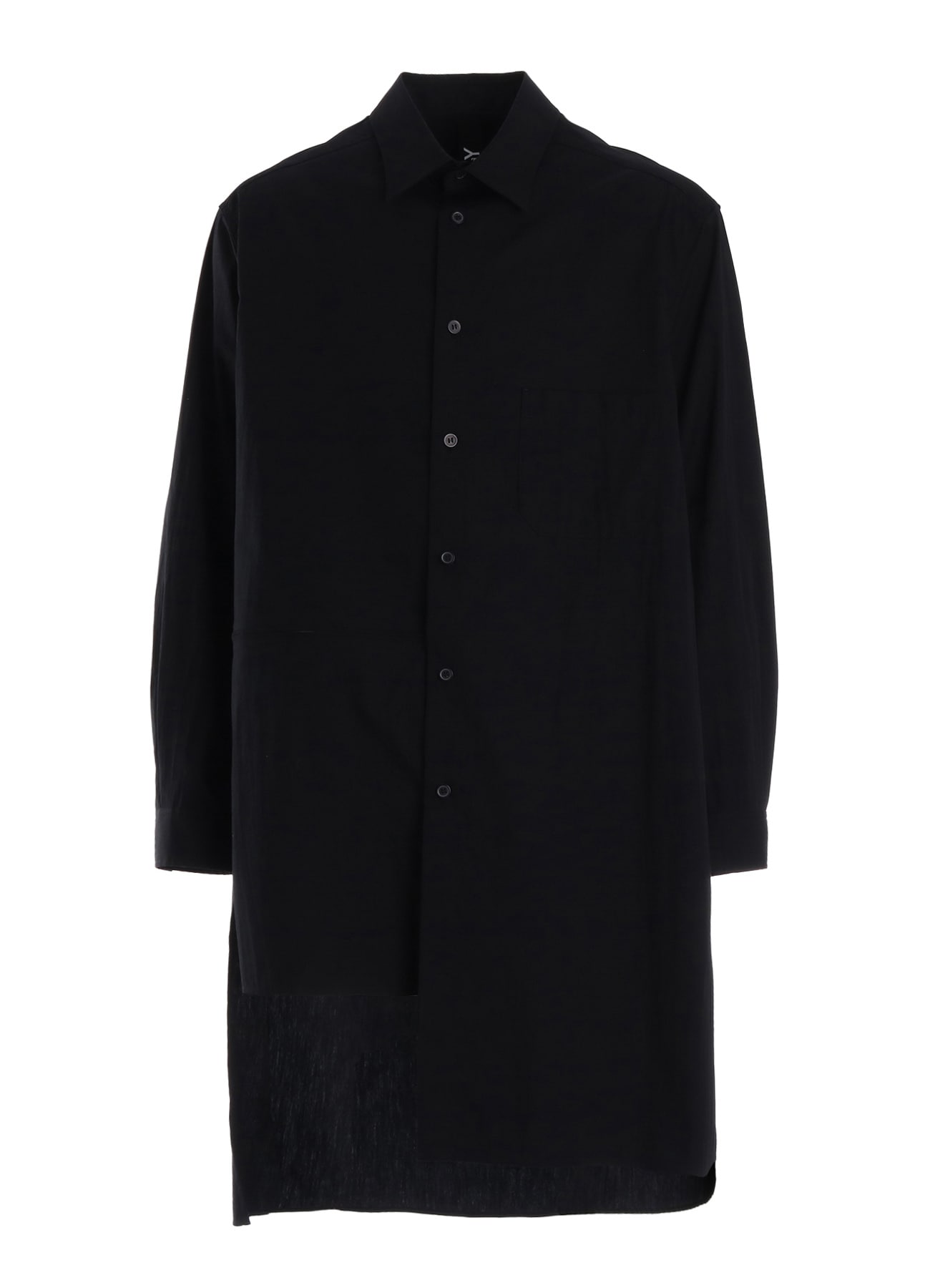 LEFT DRAPE BROAD SHIRT