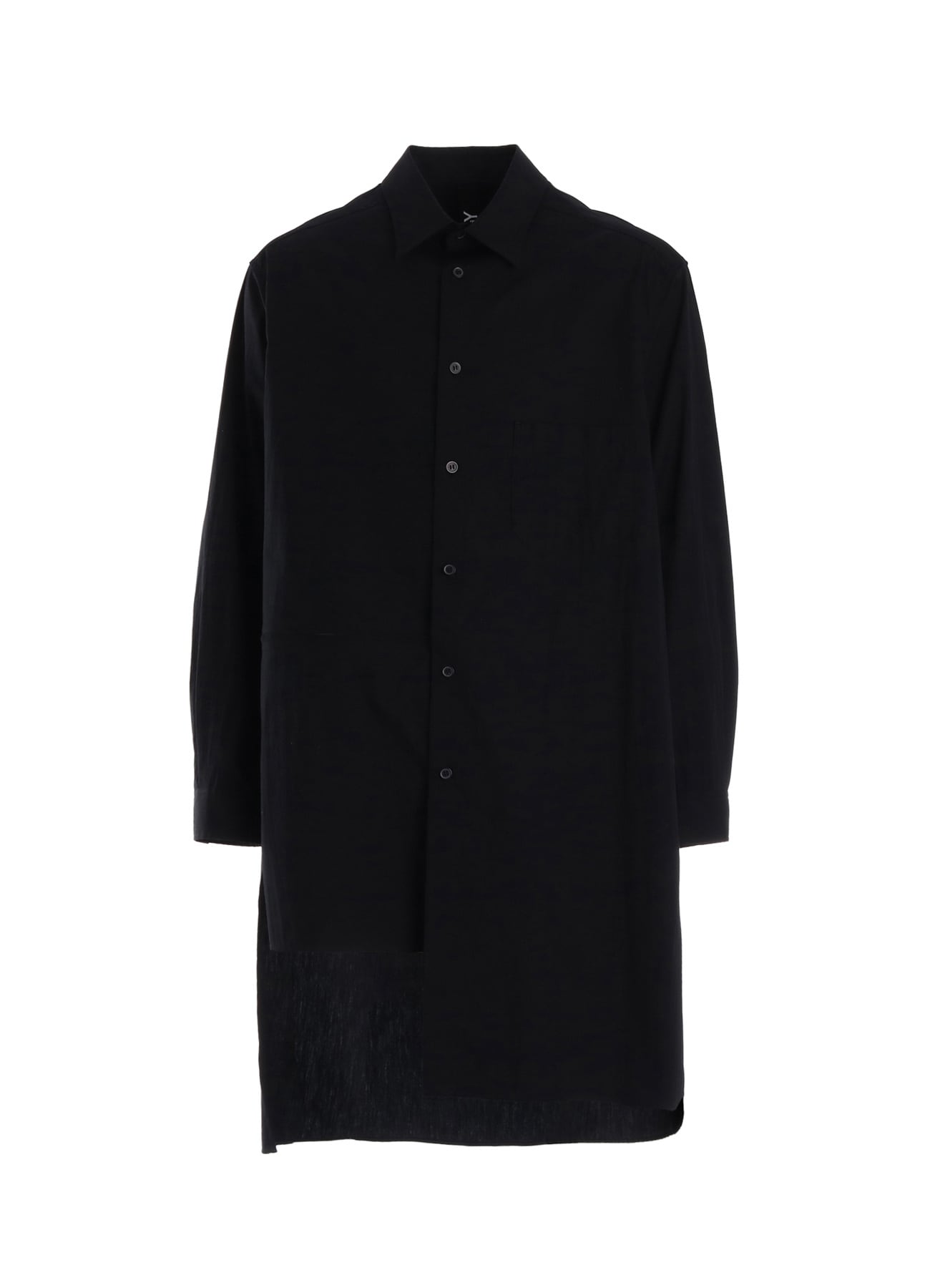 LEFT DRAPE BROAD SHIRT