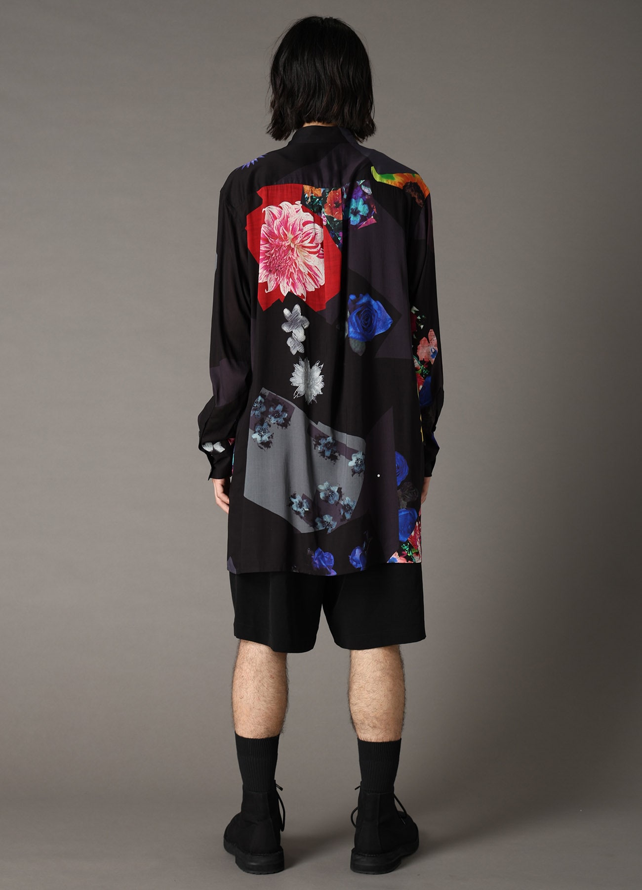 FLORAL PATCHWORK PRINT SHIRT