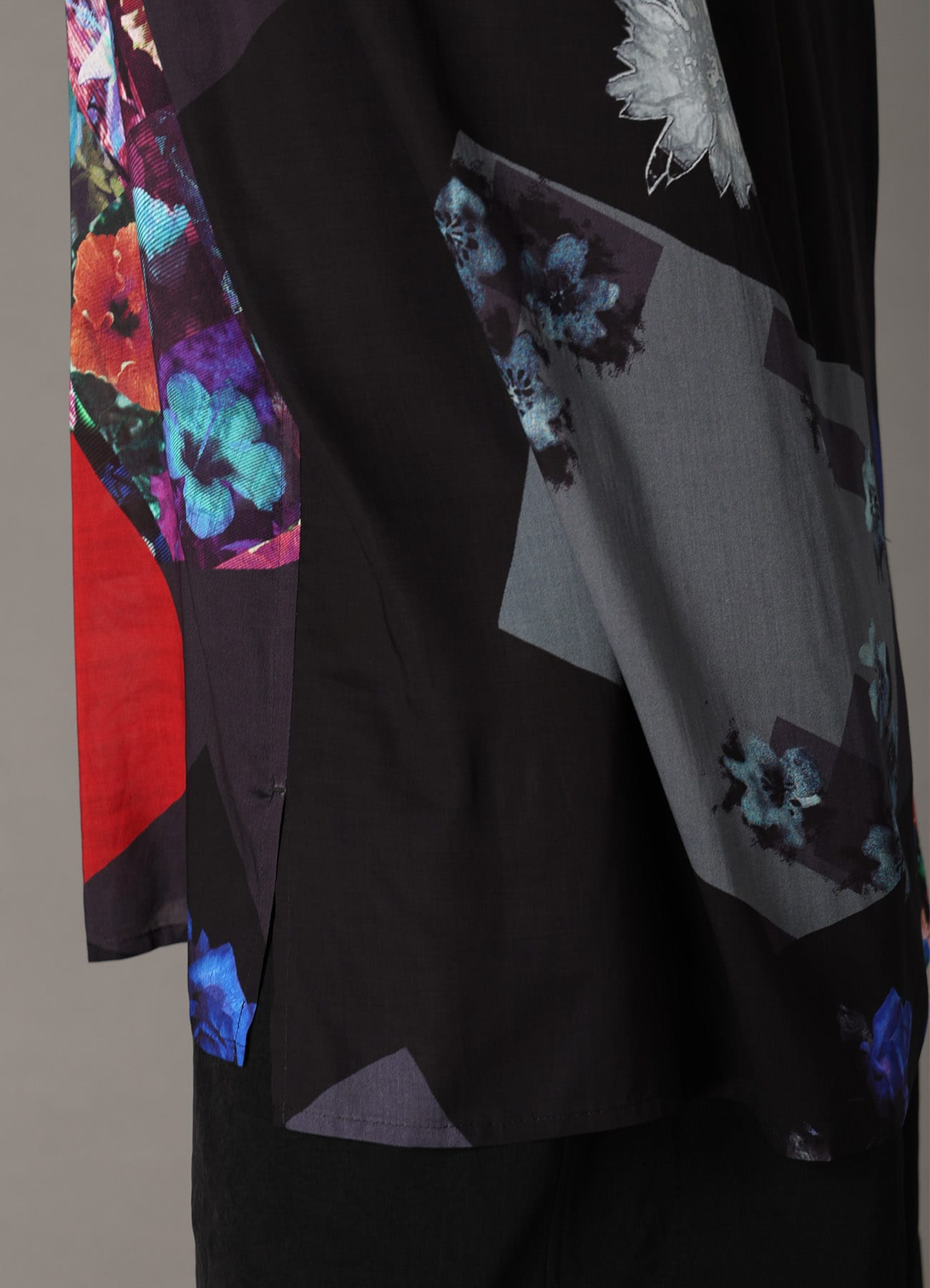 FLORAL PATCHWORK PRINT SHIRT