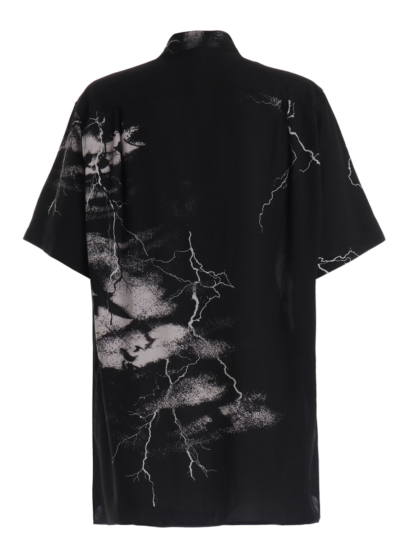 CROW PATTERN SHORT SLEEVE SHIRT