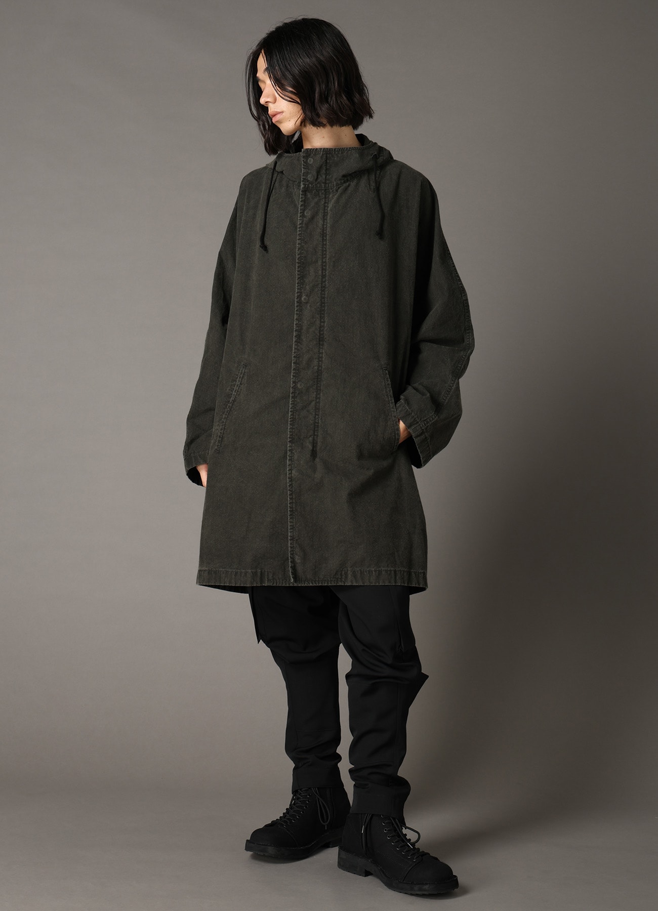 COTTON RIP PRODUCT PIGMENT DYED PONCHO