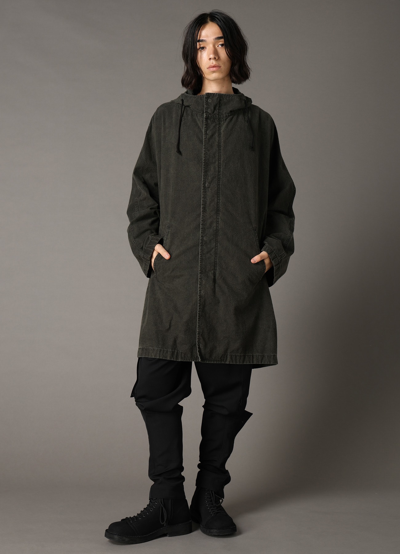 COTTON RIP PRODUCT PIGMENT DYED PONCHO