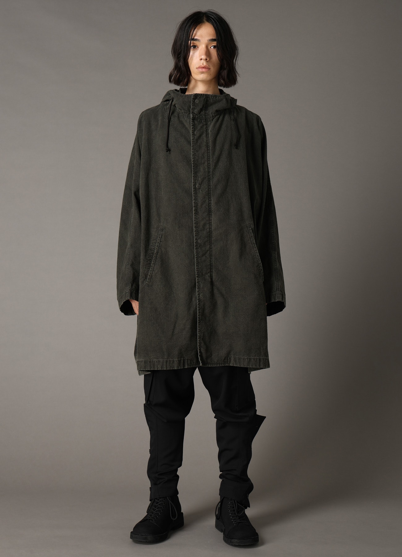 COTTON RIP PRODUCT PIGMENT DYED PONCHO