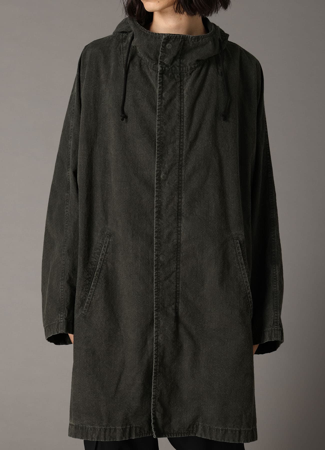 COTTON RIP PRODUCT PIGMENT DYED PONCHO