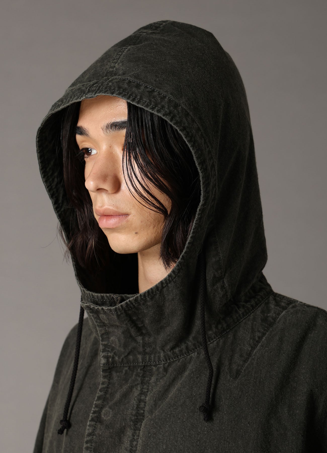 COTTON RIP PRODUCT PIGMENT DYED PONCHO