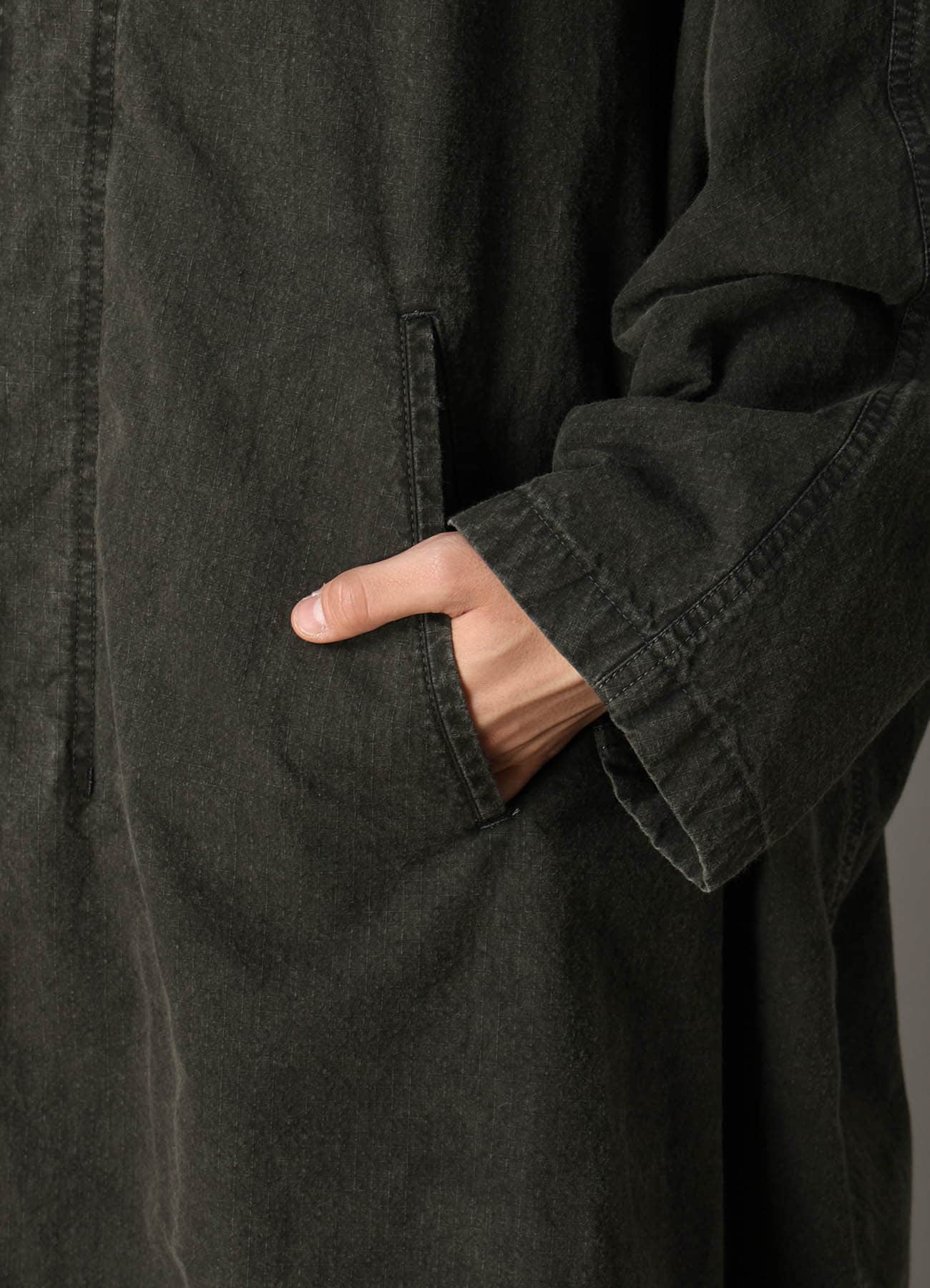 COTTON RIP PRODUCT PIGMENT DYED PONCHO