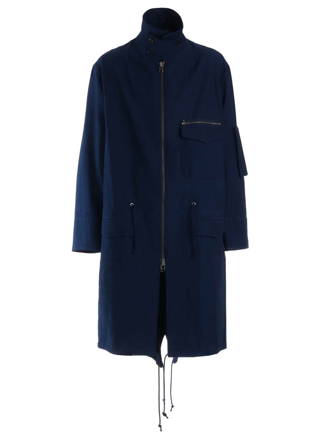 COTTON INDIGO TWILL MODS COAT