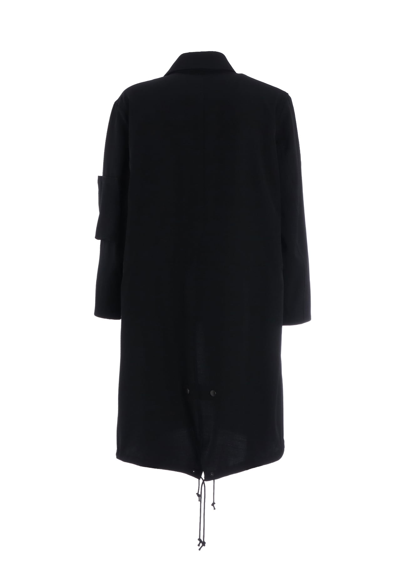 WOOL GABARDINE STAND COLLAR MODS COAT
