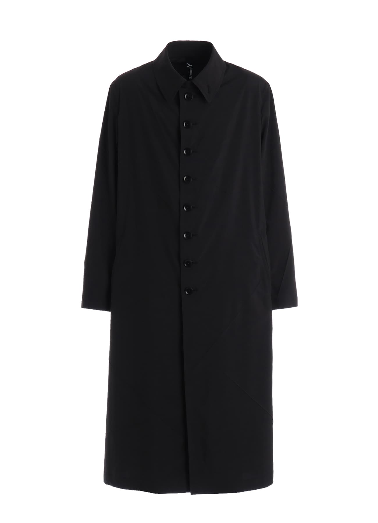 PE TAFFETA PLEATED DESIGN COAT