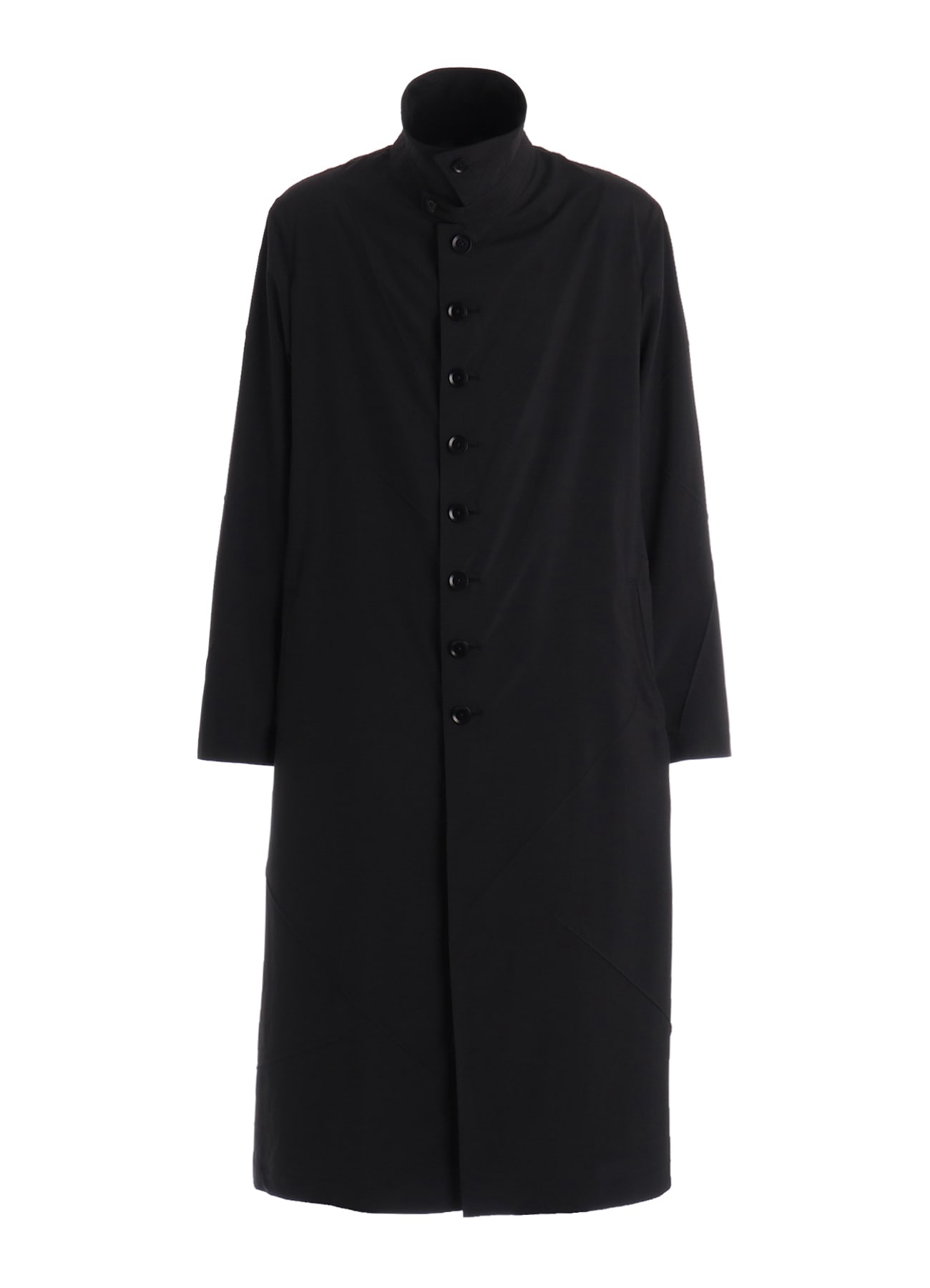 PE TAFFETA PLEATED DESIGN COAT