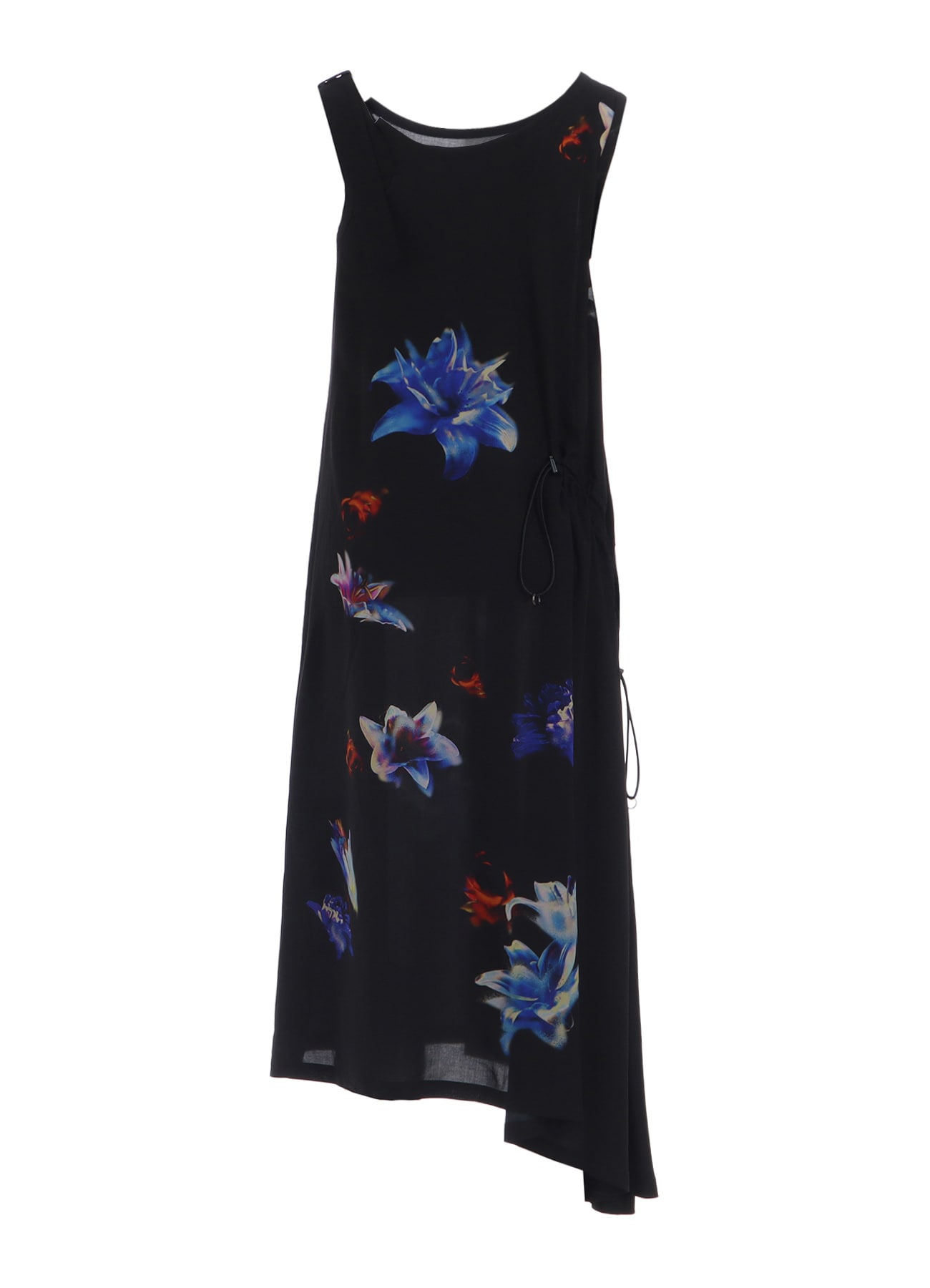 【1/16 10:00 Release】LILY PATTERN ASYMMETRY DRAWCORD DRESS