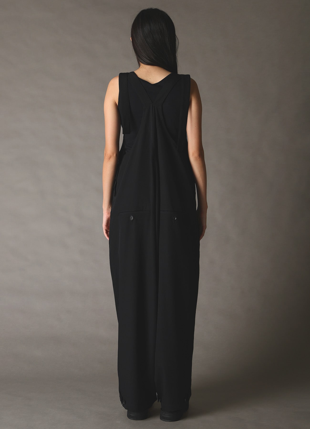 WOOL GABARDINE OVERALLS