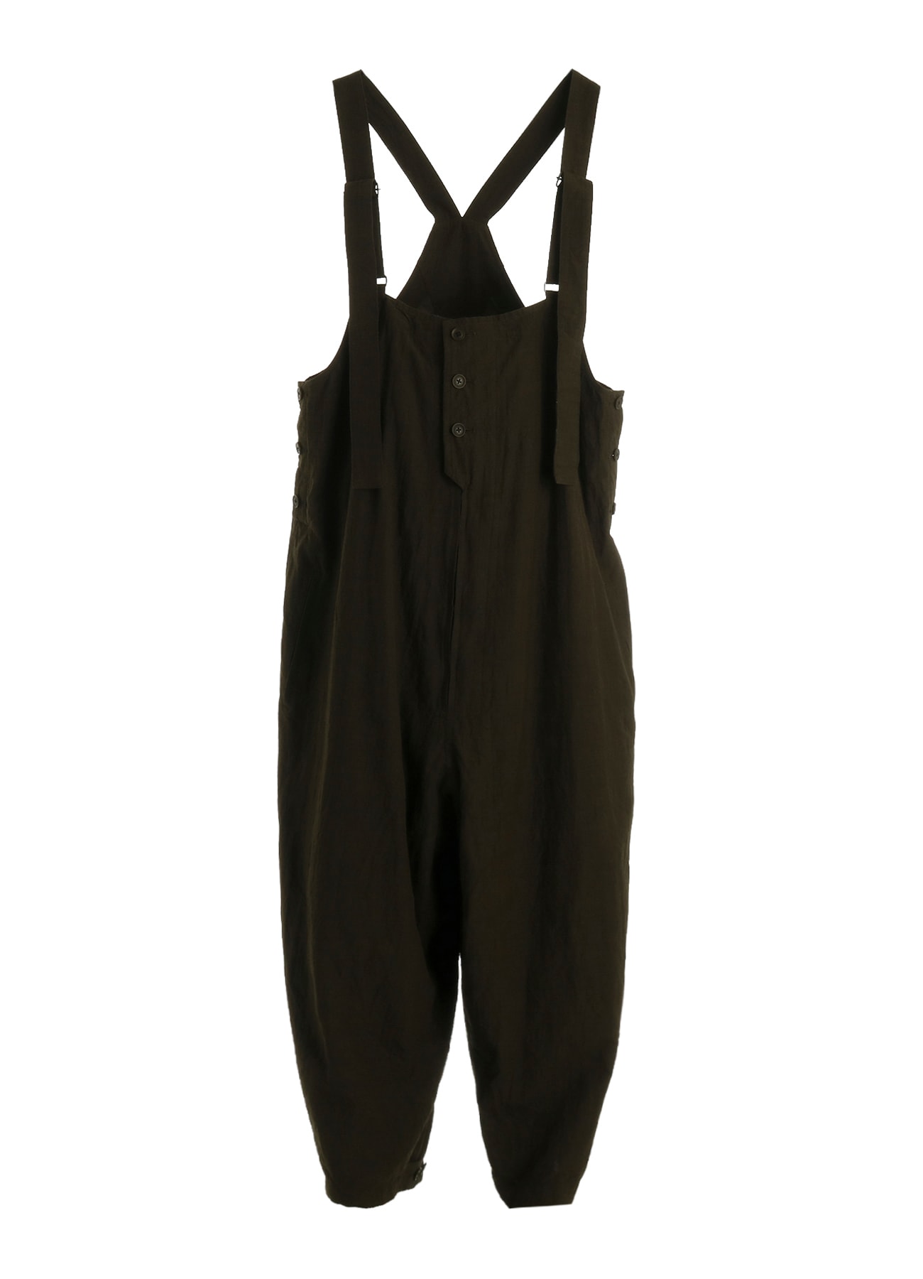 COTTON WOOL FLAX BROAD OVERALLS