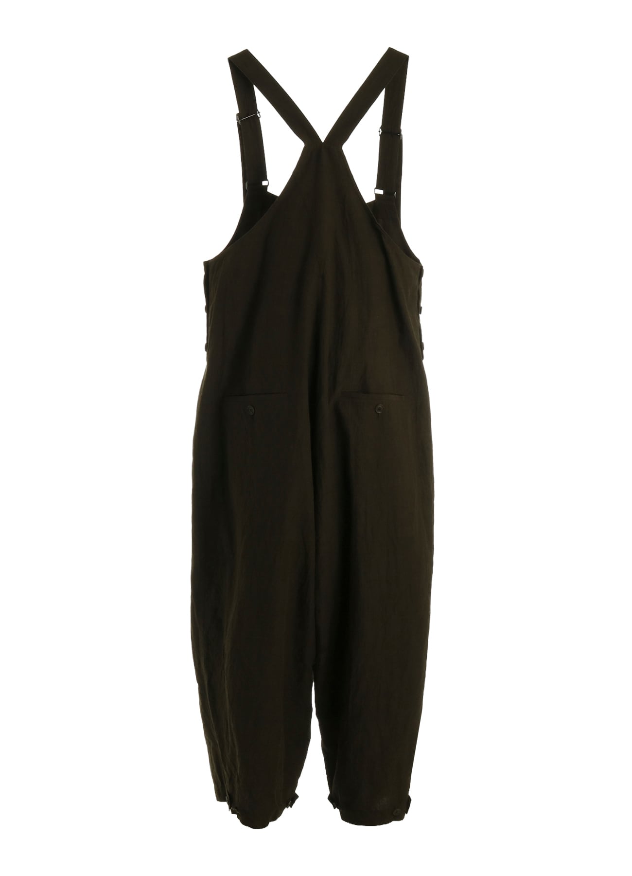 COTTON WOOL FLAX BROAD OVERALLS
