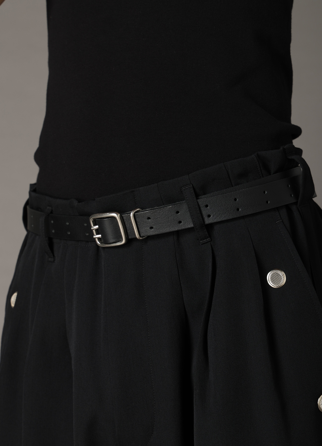 ITALIAN LEATHER SIZE-FREE BELT