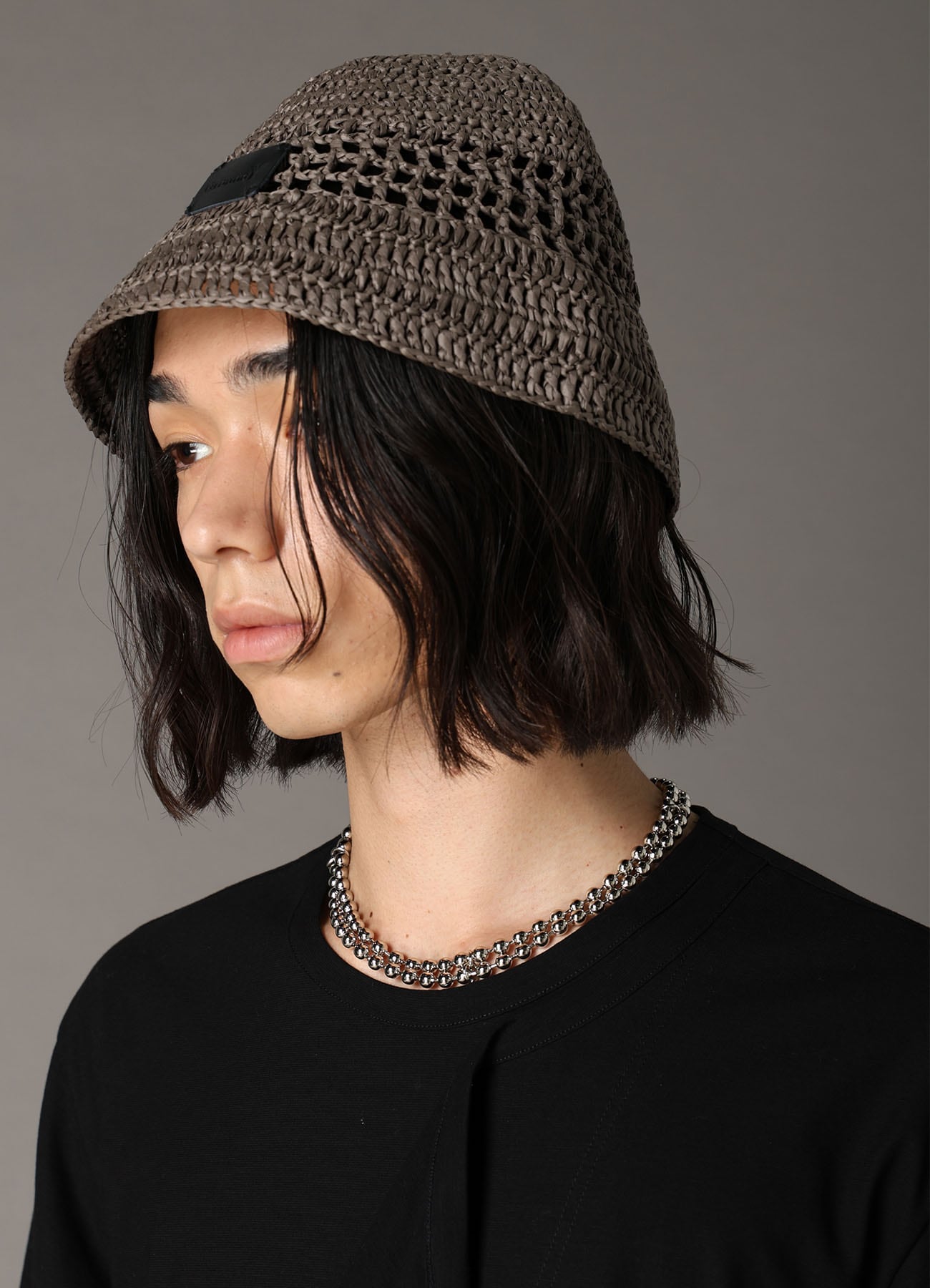 PAPER YARN CROCHET HAT