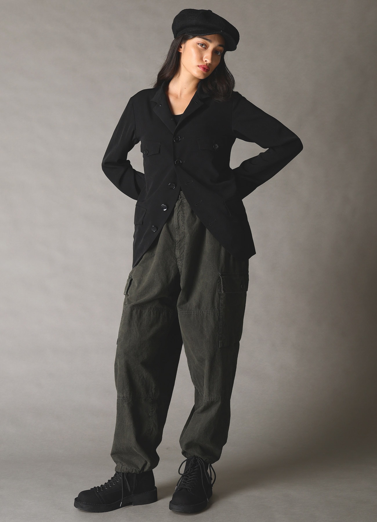 HESSIAN CLOTH CASQUETTE