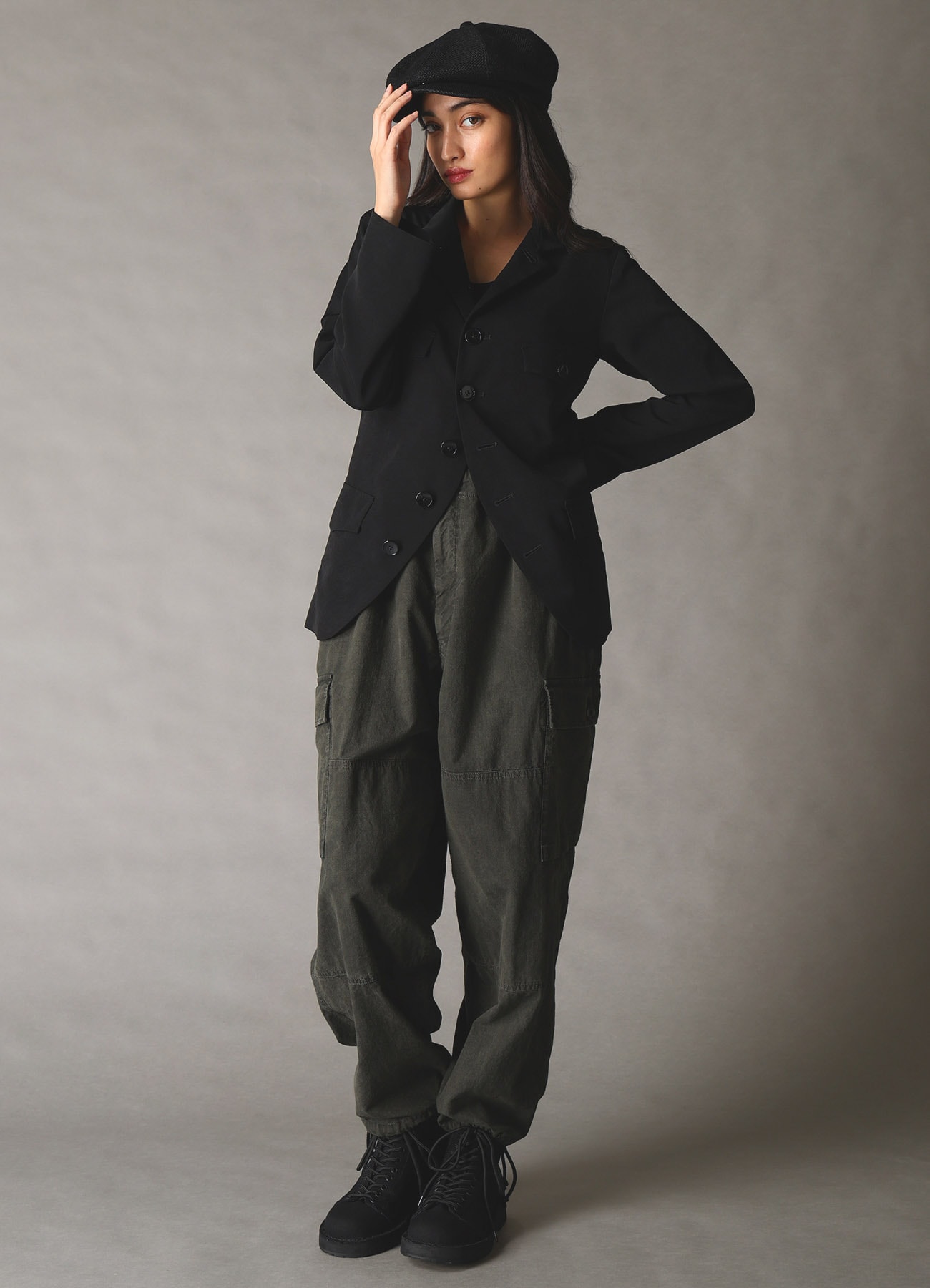 HESSIAN CLOTH CASQUETTE