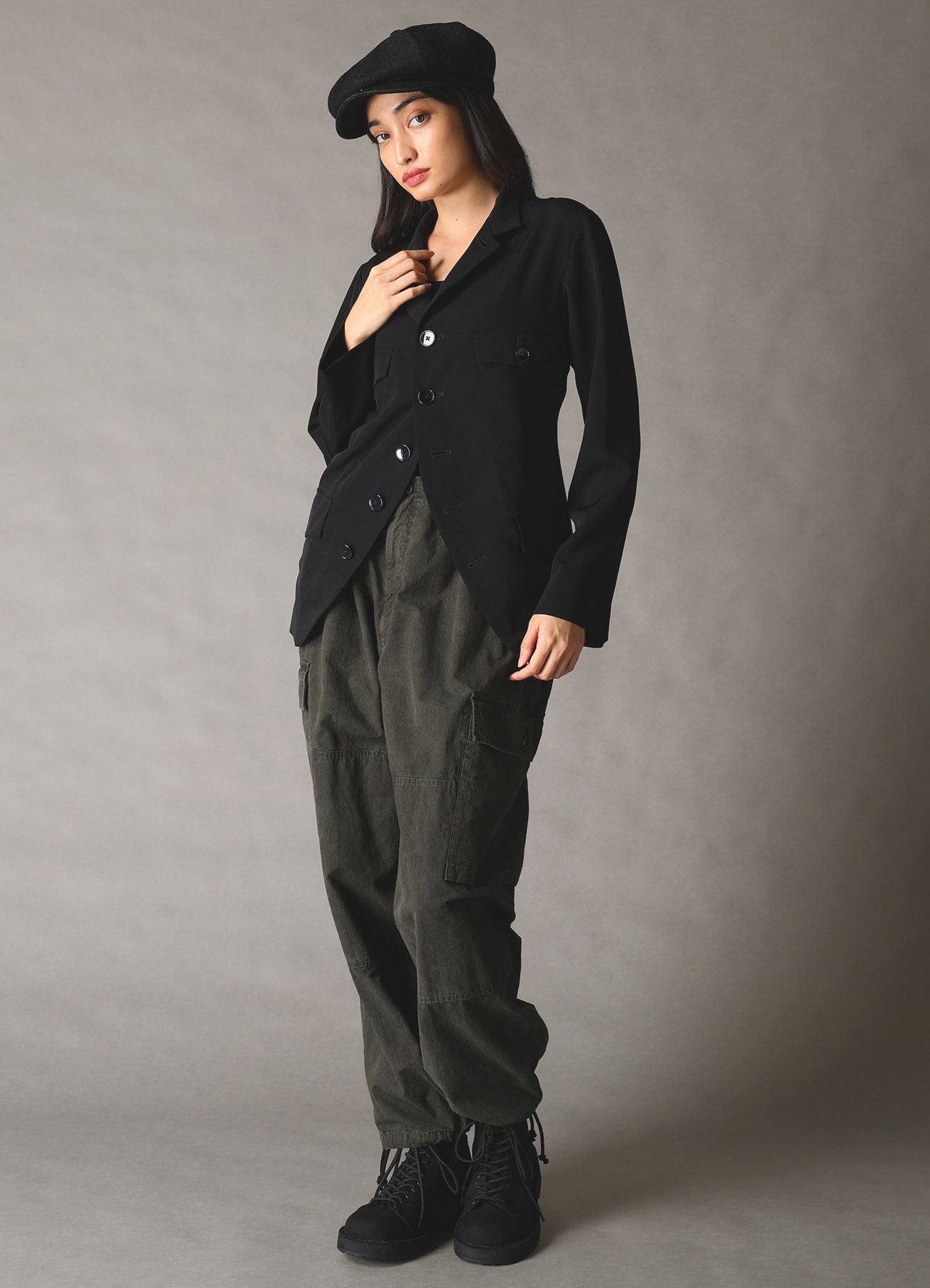 HESSIAN CLOTH CASQUETTE