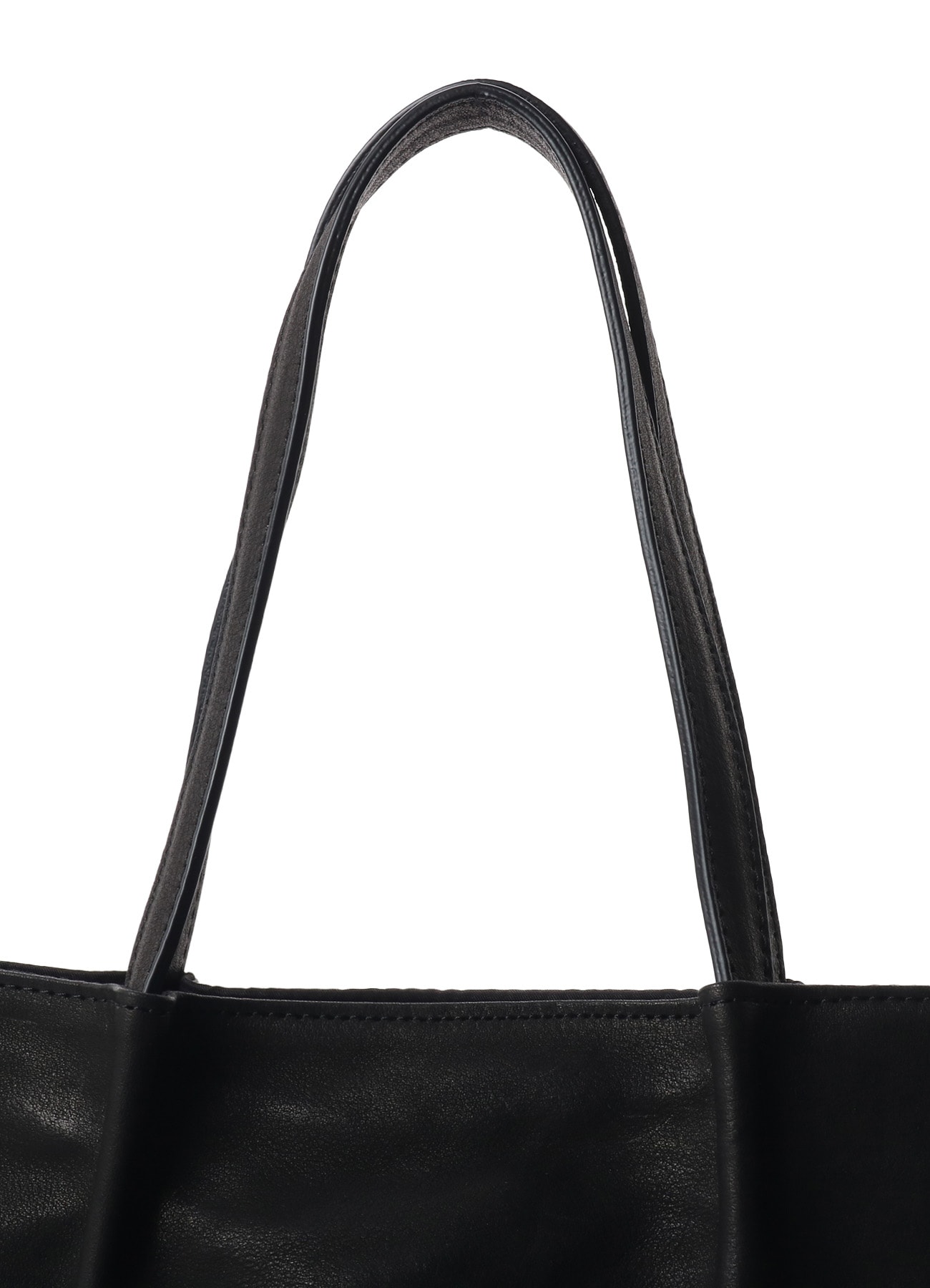 WASHED LEATHER TOTE BAG