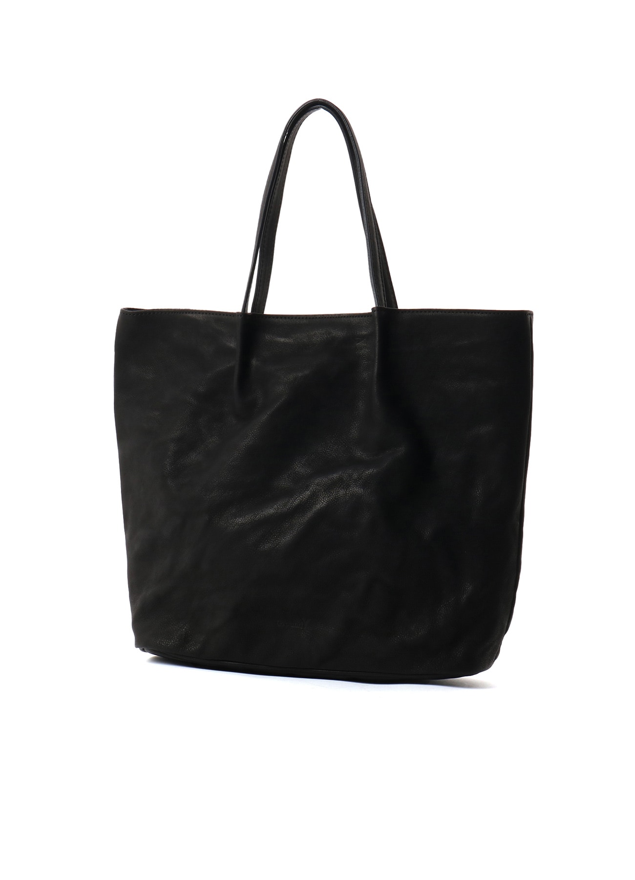 WASHED LEATHER TOTE BAG