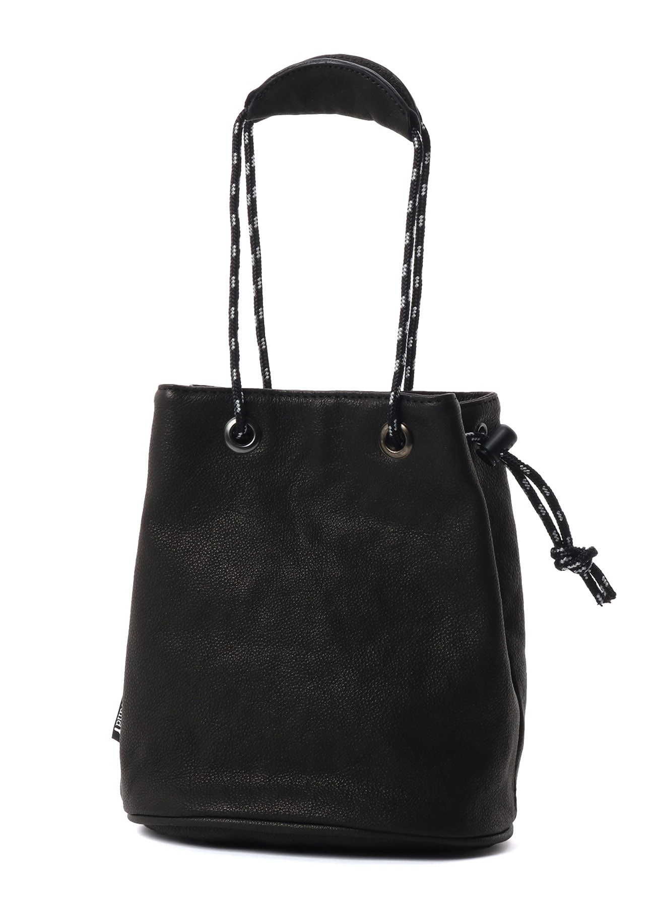 WASHED LEATHER SRAWSTRING BAG