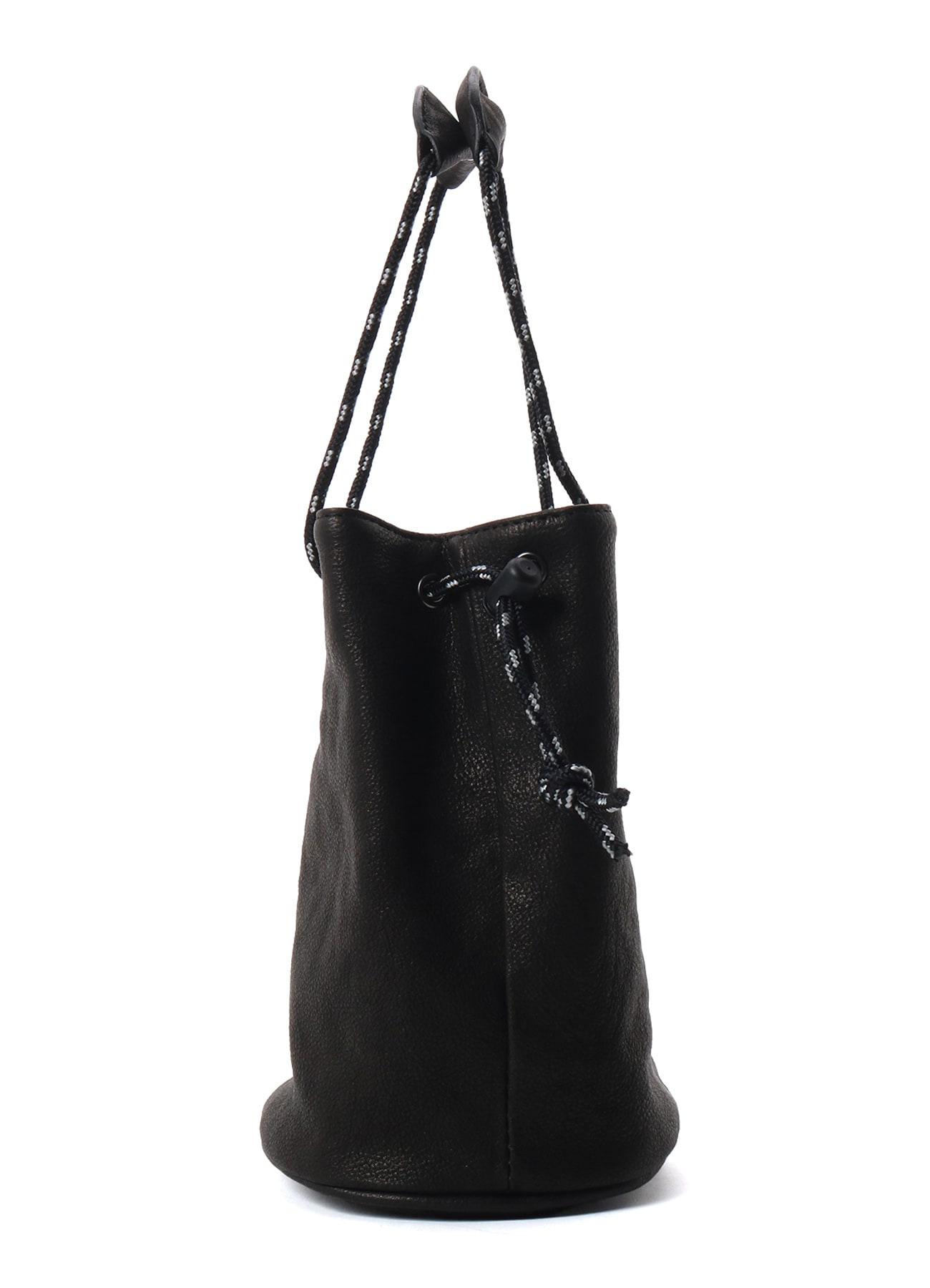 WASHED LEATHER SRAWSTRING BAG