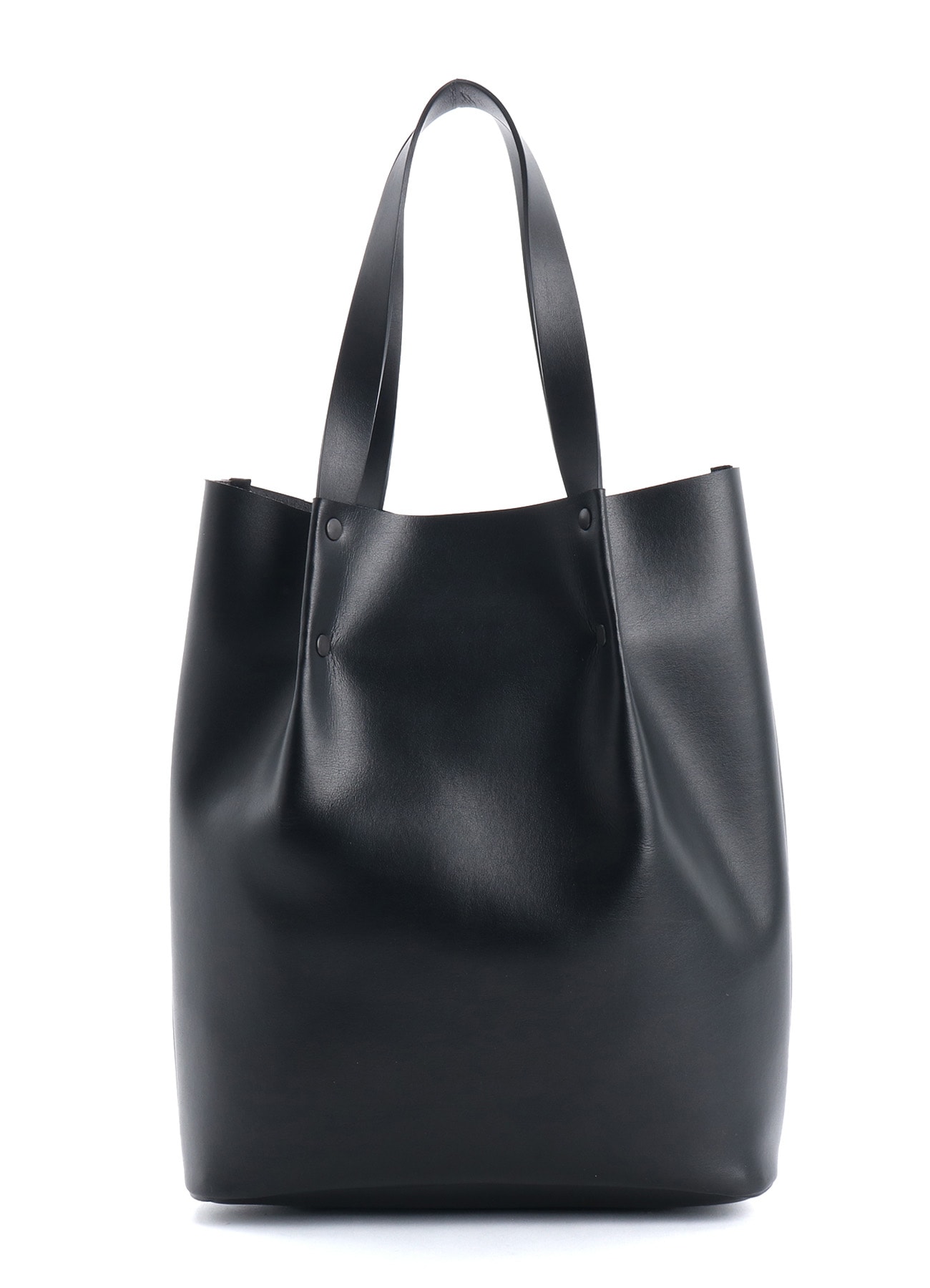 FAUX LEATHER POCKET TOTE BAG