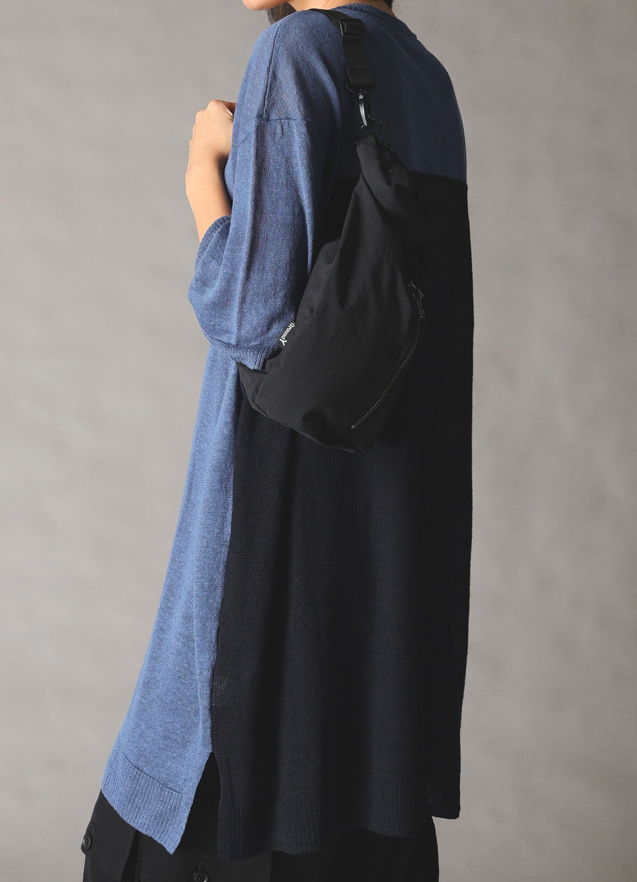 WRINKLE NYLON ROLL BAG