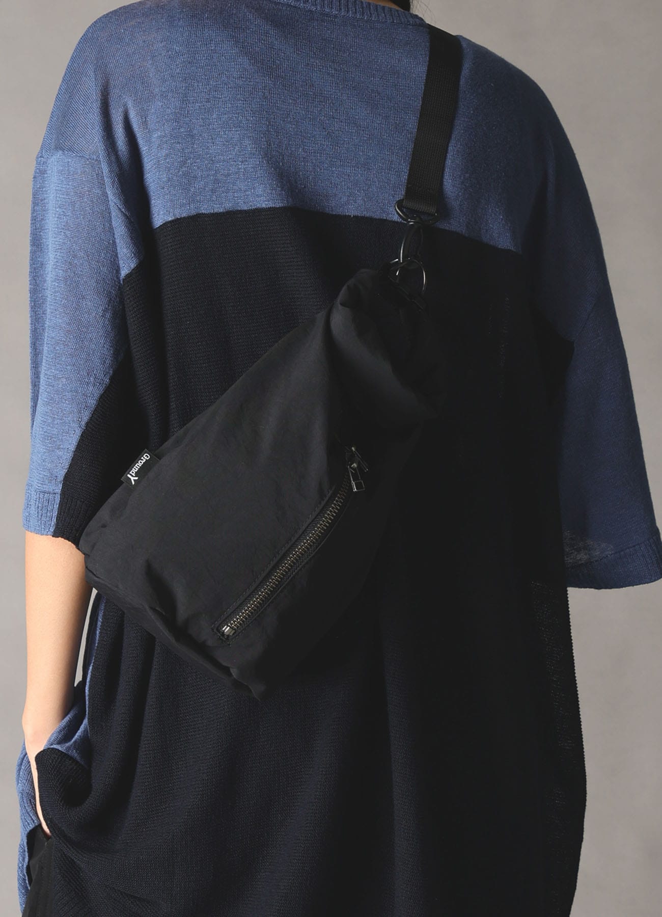 WRINKLE NYLON ROLL BAG