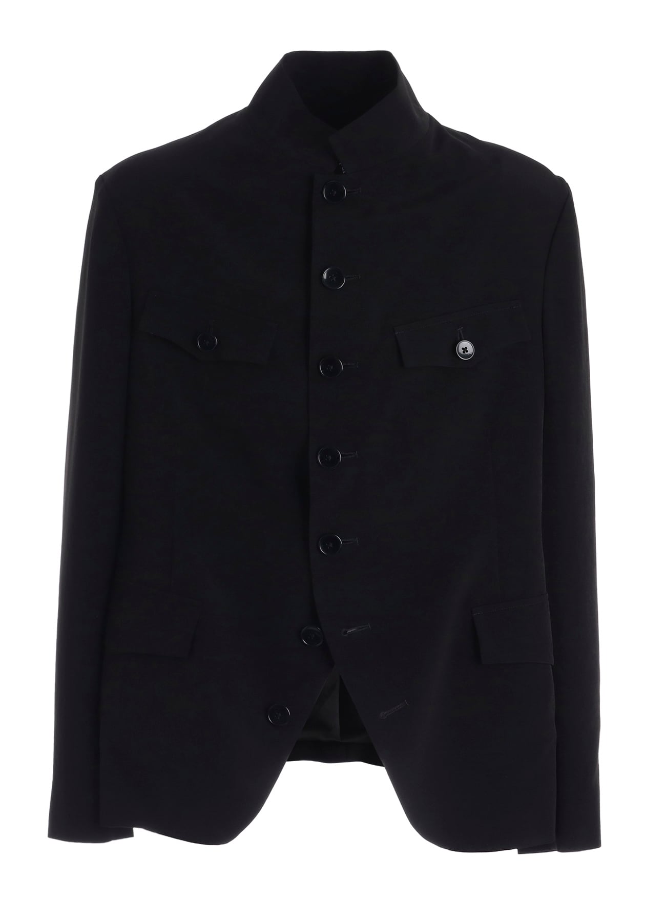 CREPE de CHINE MENS STAND COLLAR JACKET