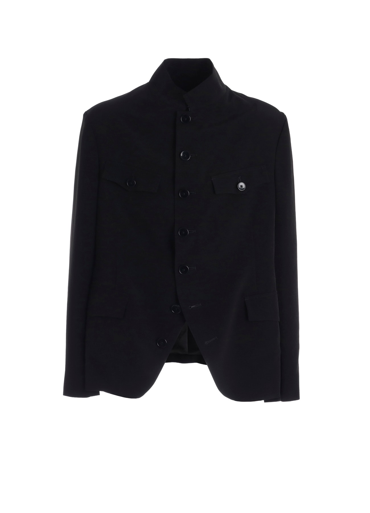 CREPE de CHINE MENS STAND COLLAR JACKET