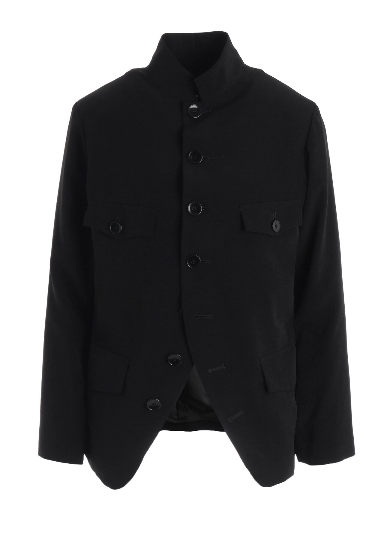 CREPE de CHINE LADIES STAND COLLAR JACKET
