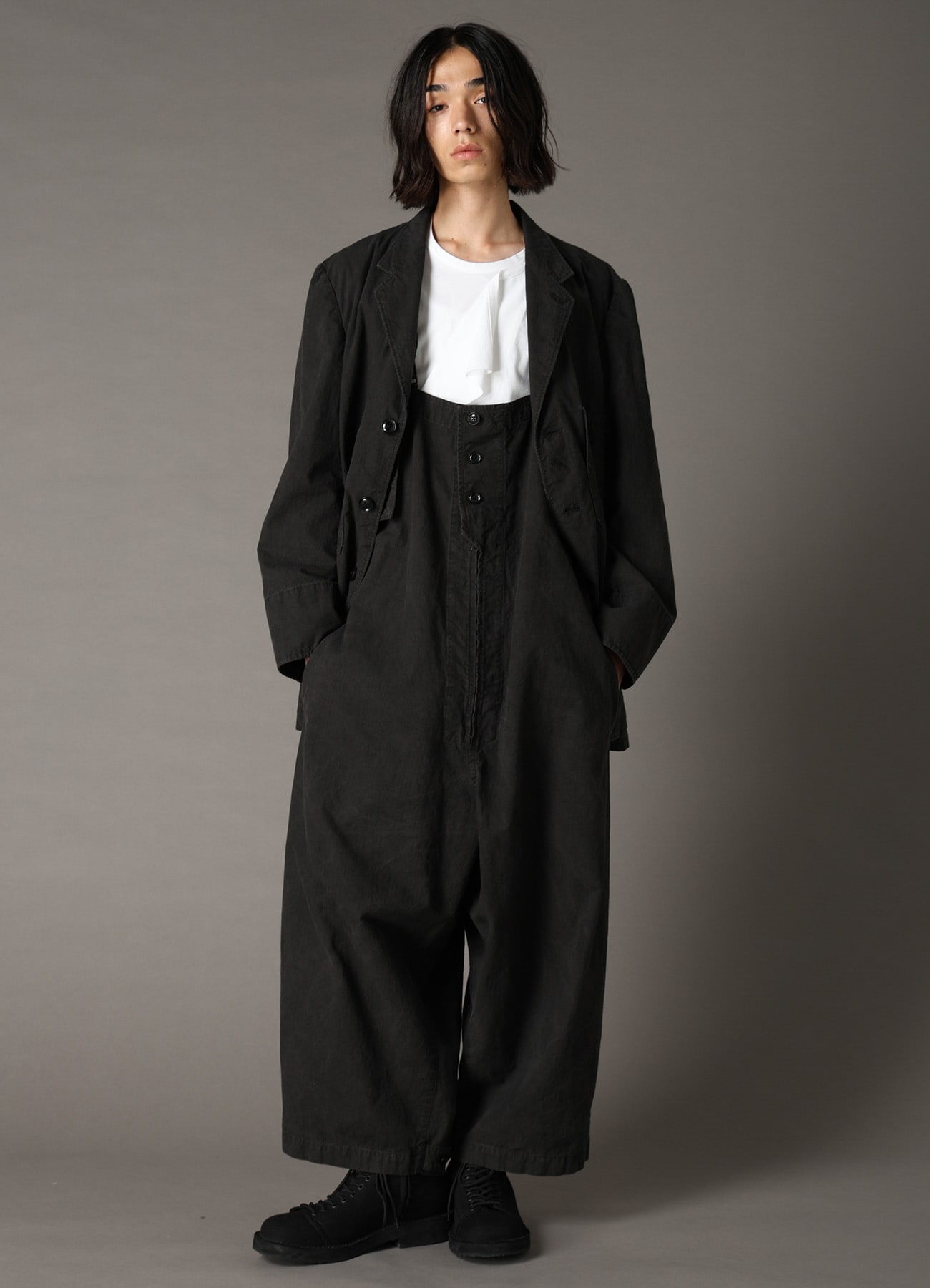 COTTON RIP PRODUCT PIGMENT DYED COVERALL JACKET