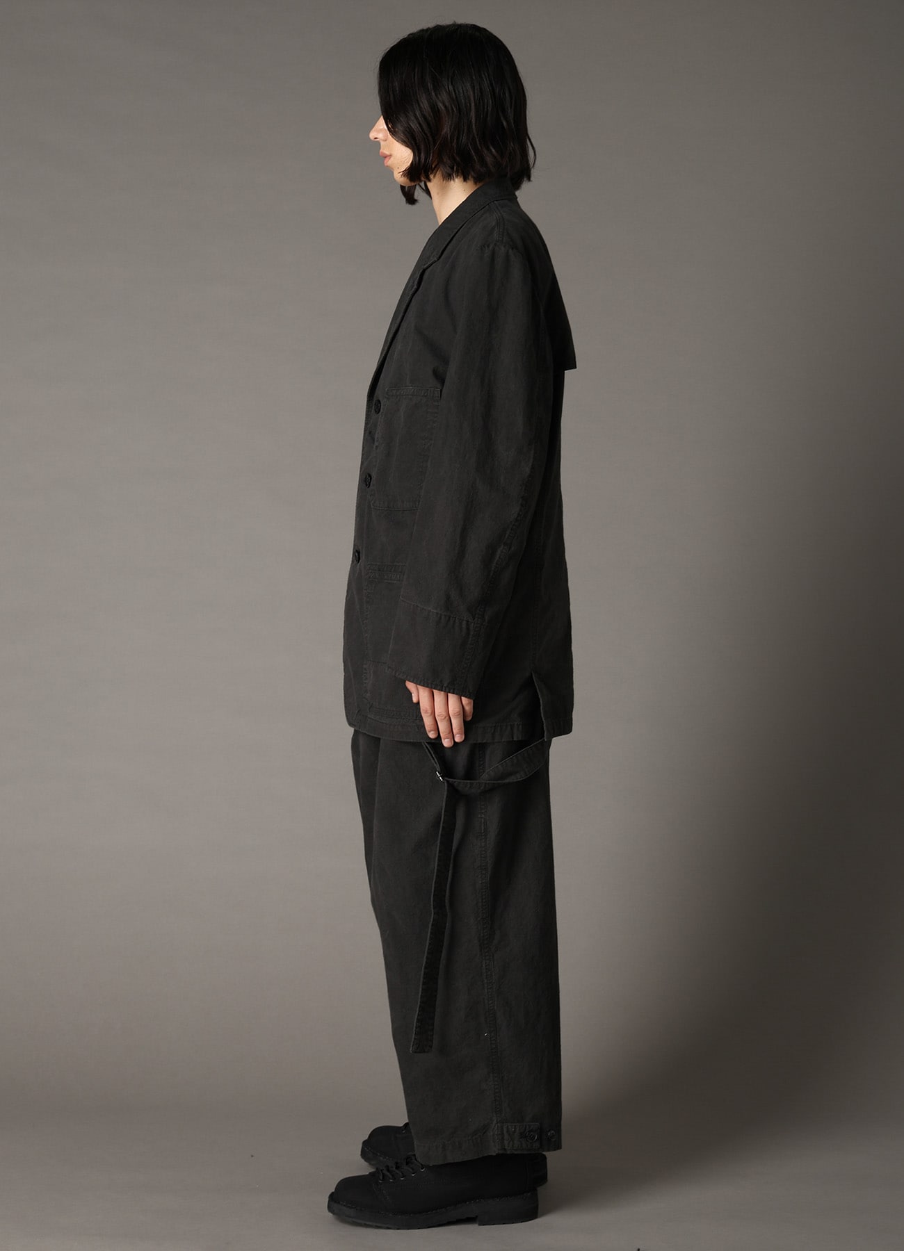 COTTON RIP PRODUCT PIGMENT DYED COVERALL JACKET