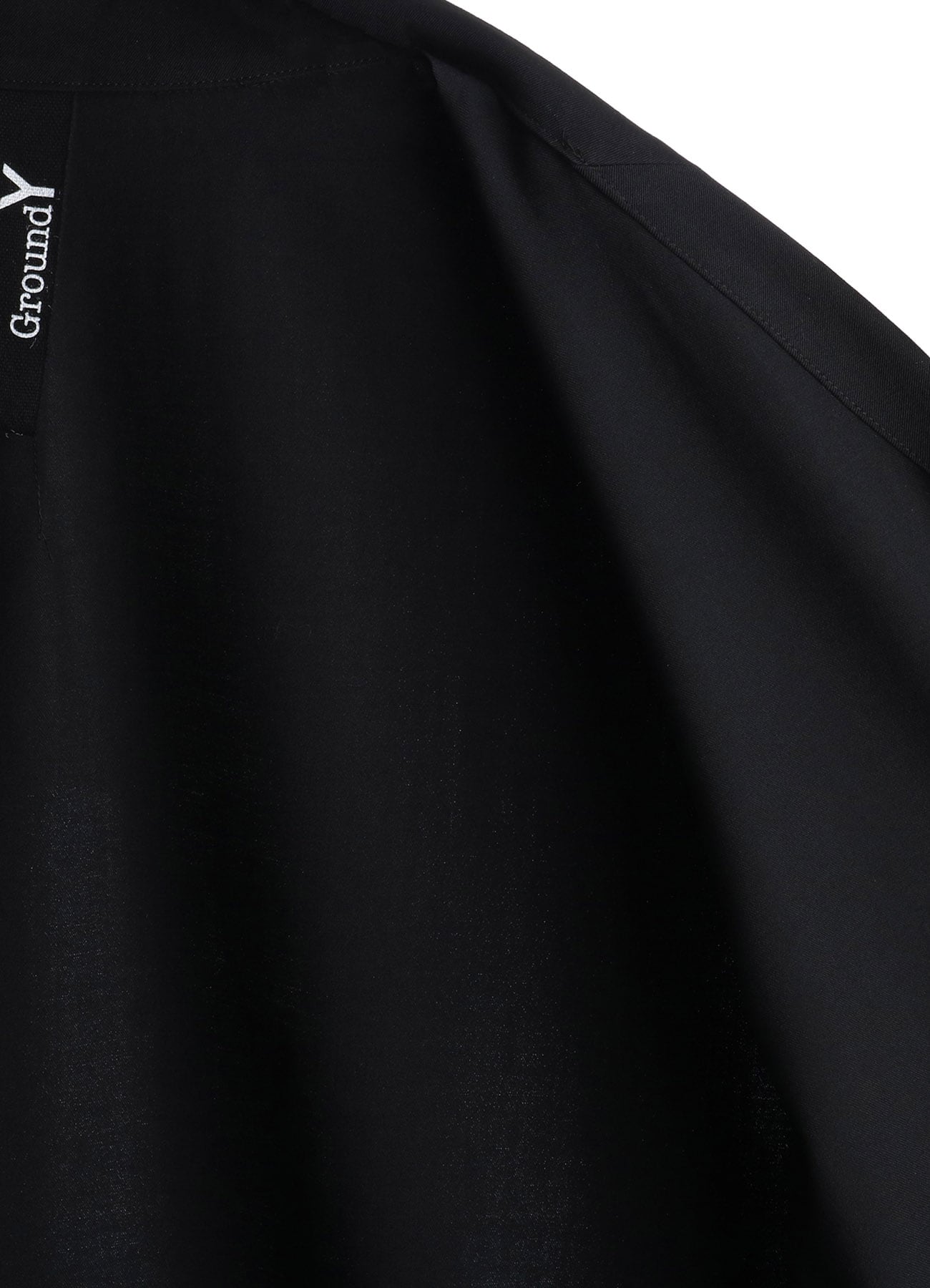 WOOL GABARDINE SHIRT JACKET