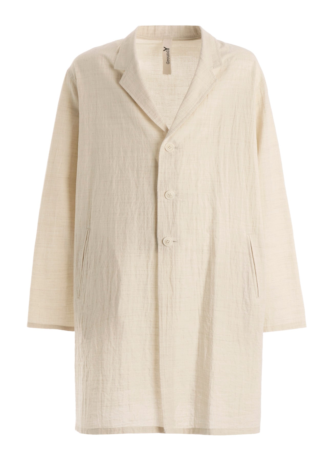 COTTON WOOL FLAX BROAD SHIRT JACKET