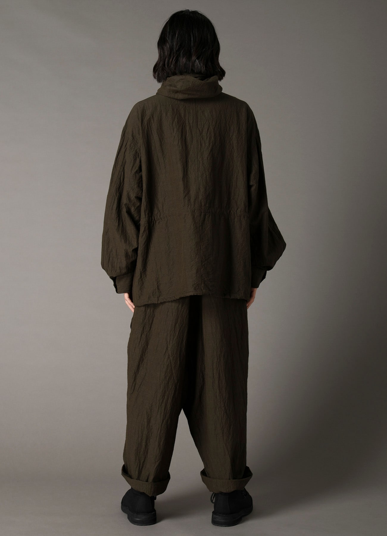 COTTON WOOL FLAX BROAD MOUNTAIN HOODIE