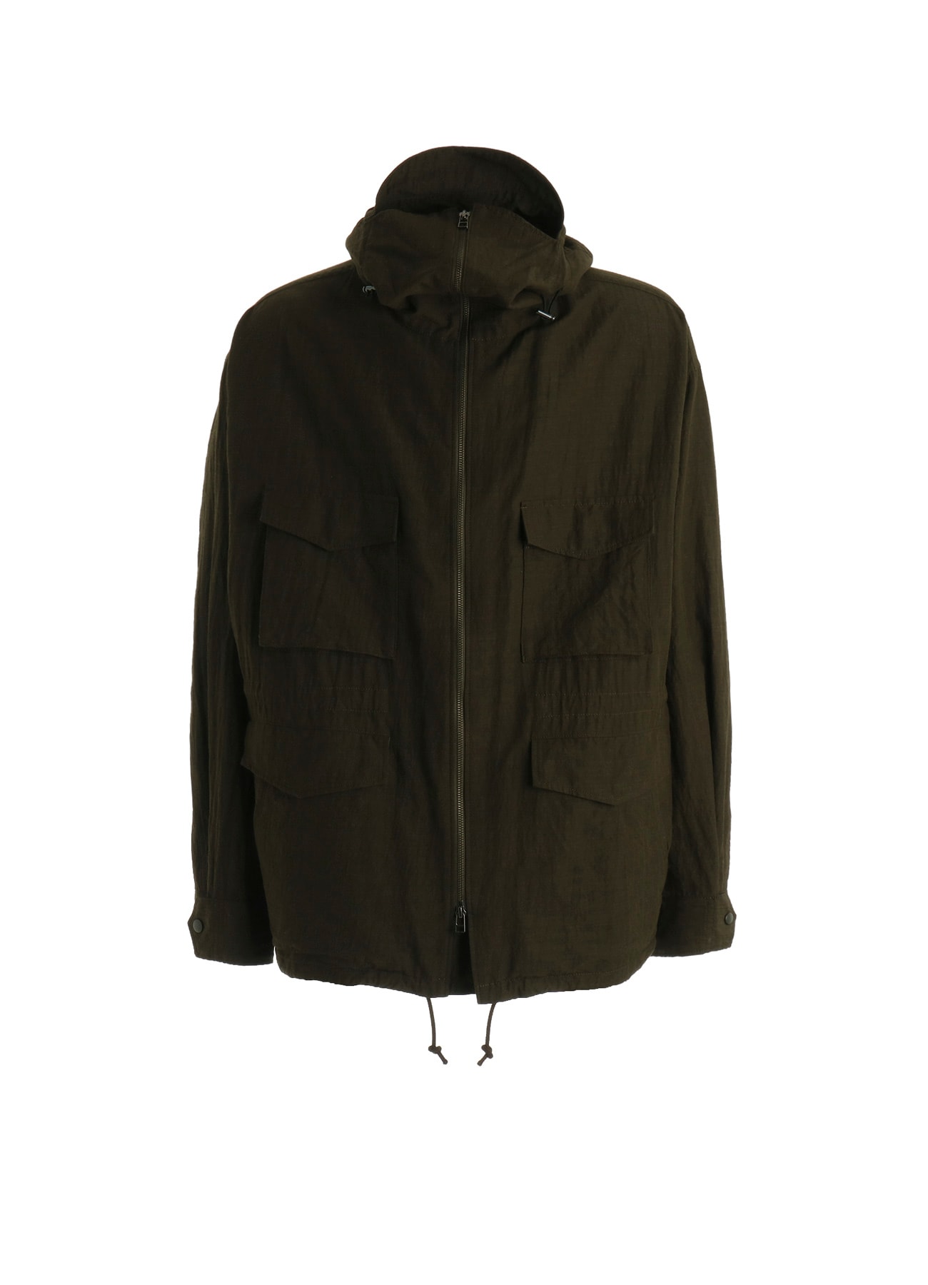 COTTON WOOL FLAX BROAD MOUNTAIN HOODIE