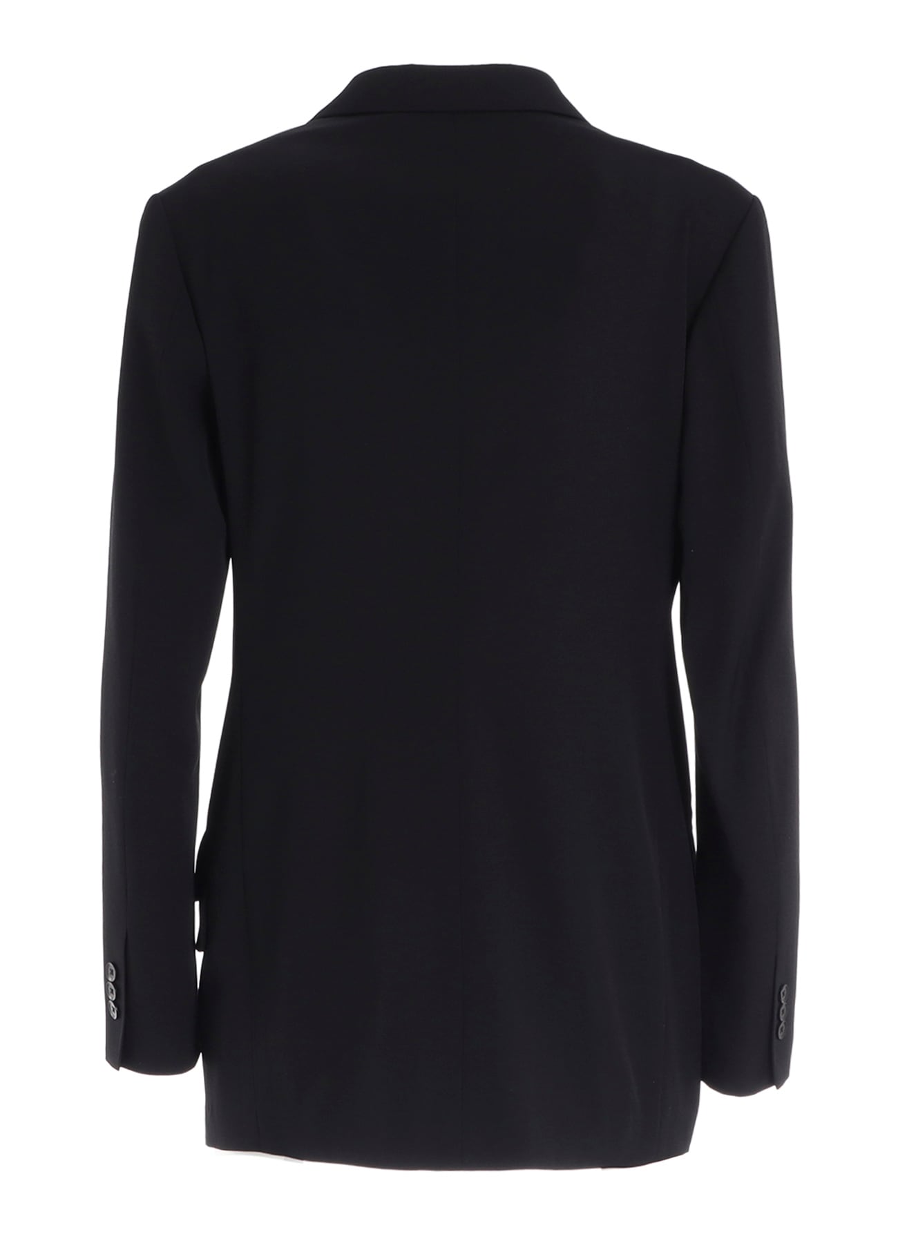 WOOL GABARDINE JACKET WITH EYELETS